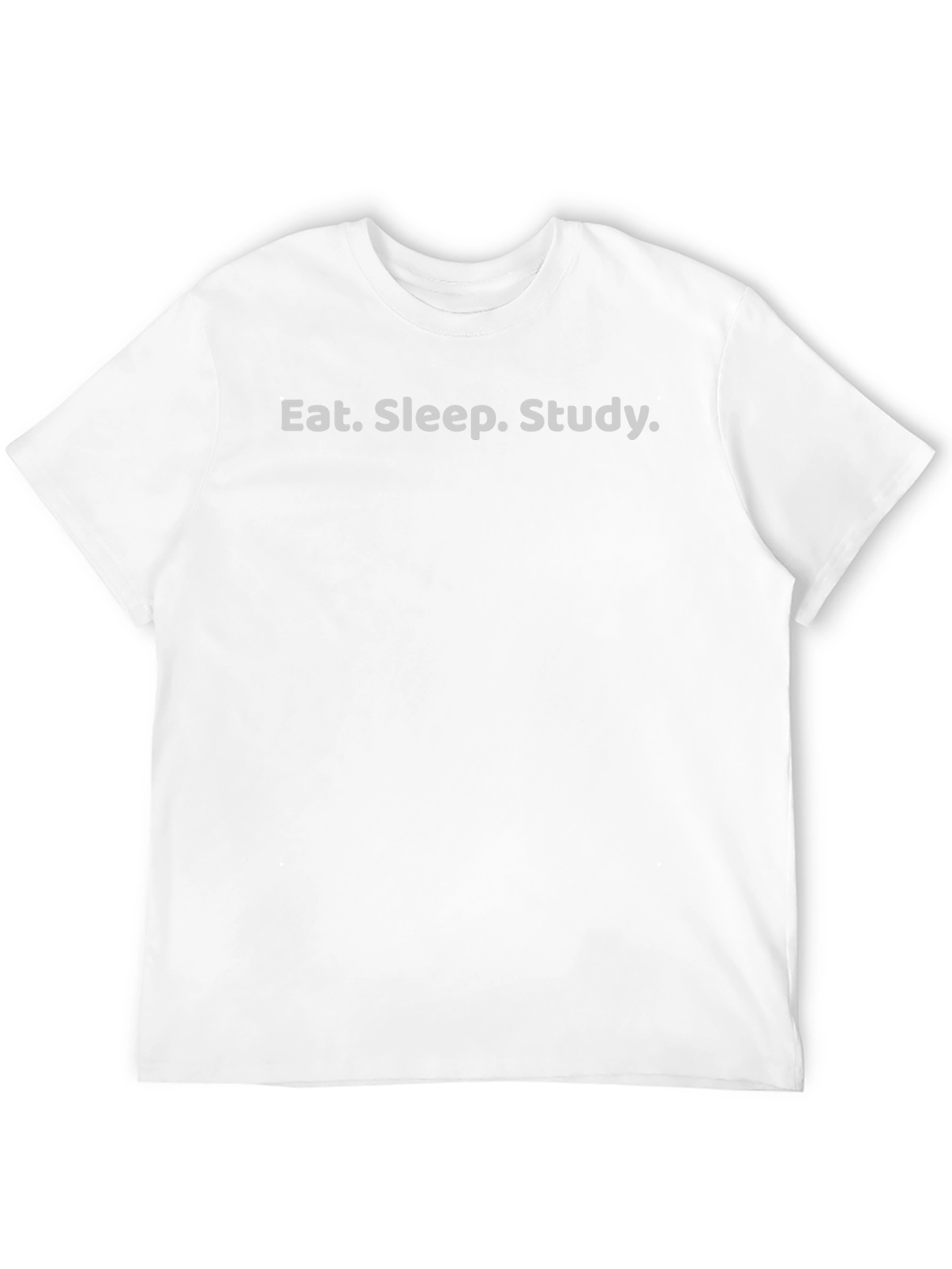 Eat. Sleep. Study. Black T-Shirt