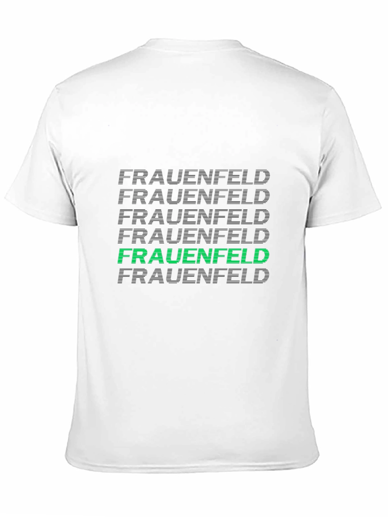 Frauenfeld Black T-Shirt - Modern Graphic Tee