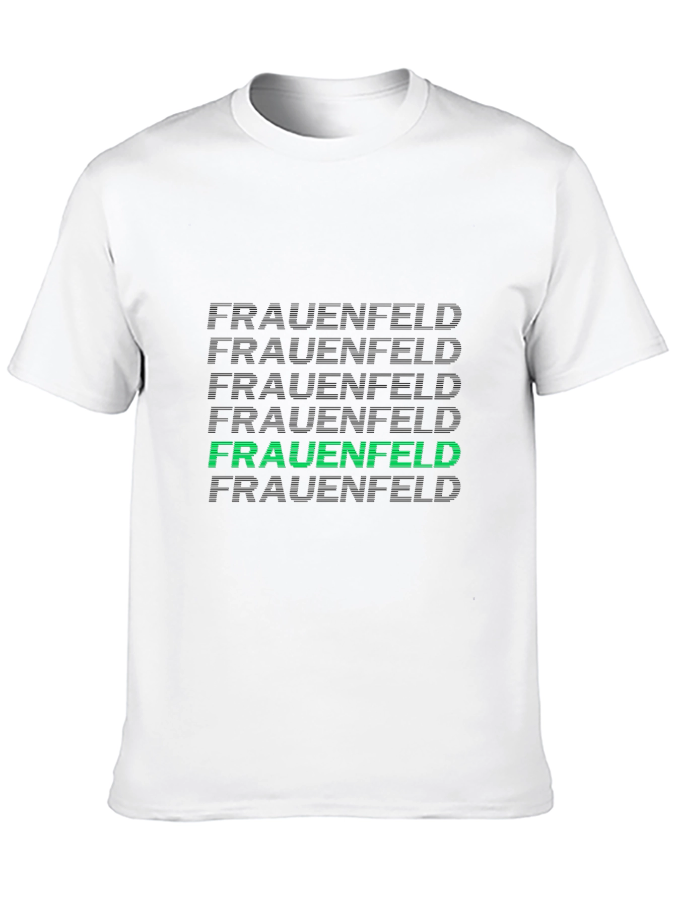 Frauenfeld Black T-Shirt - Modern Graphic Tee