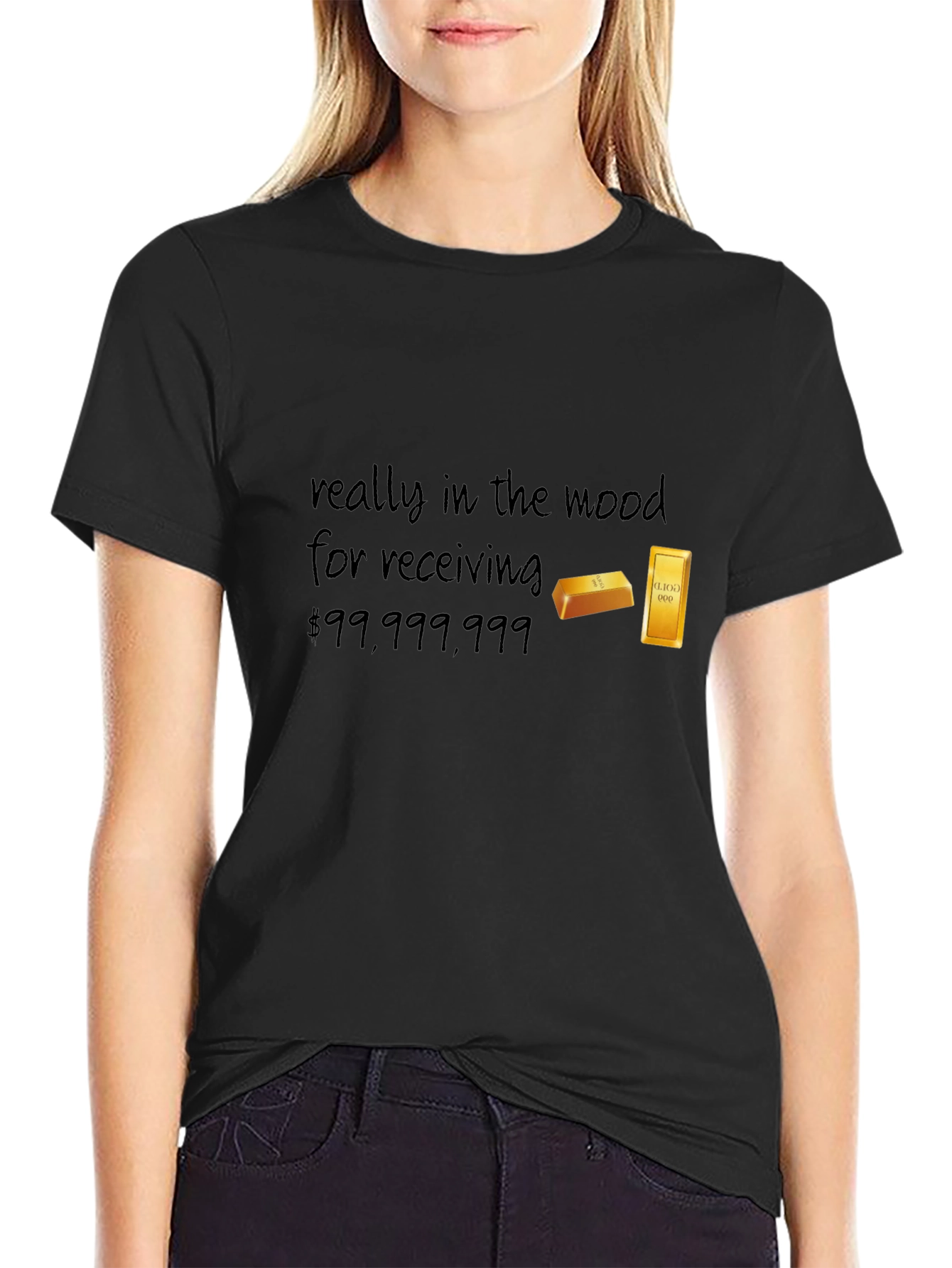 Mood for Millions Black T-Shirt