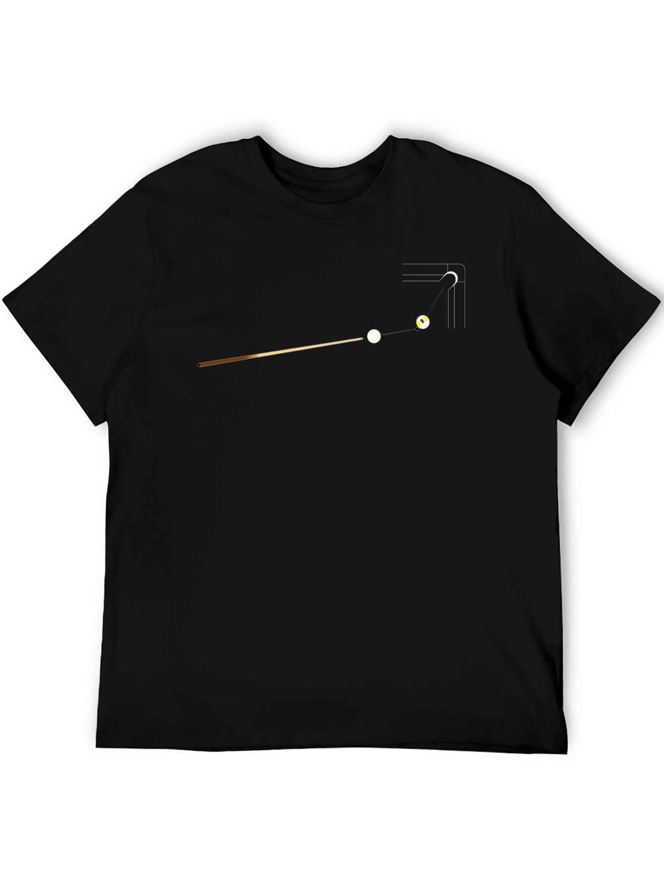 Billiard Ball Graphic Tee - Black