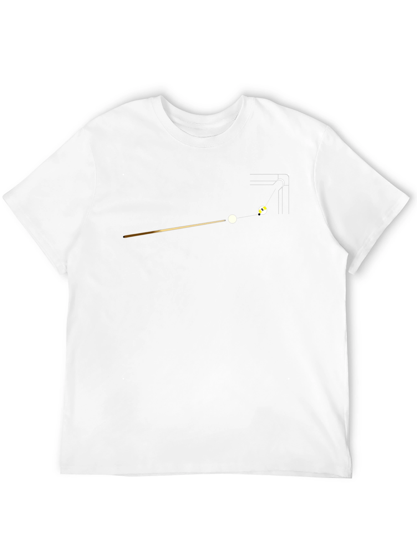 Billiard Ball Graphic Tee - Black