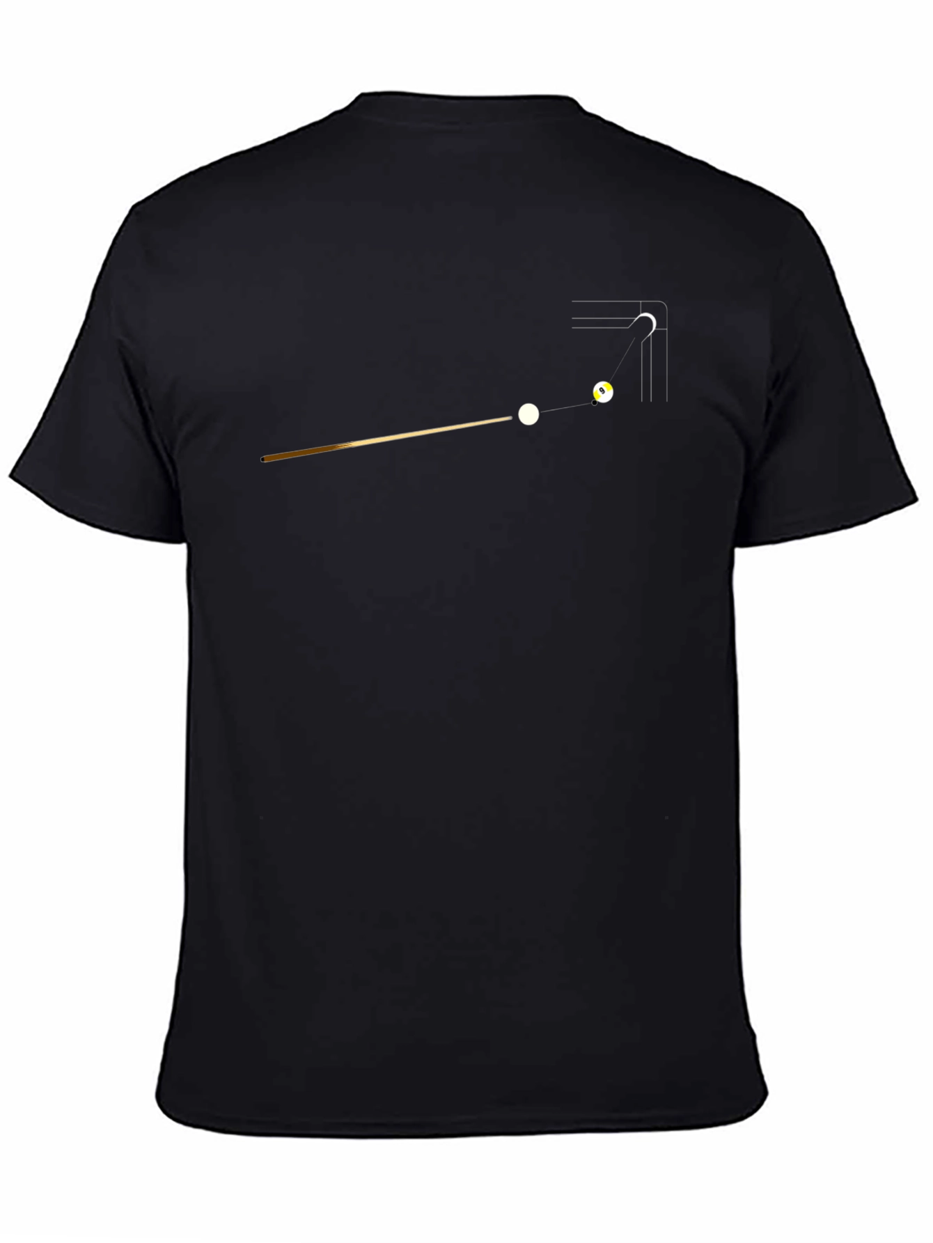 Billiard Ball Graphic Tee - Black