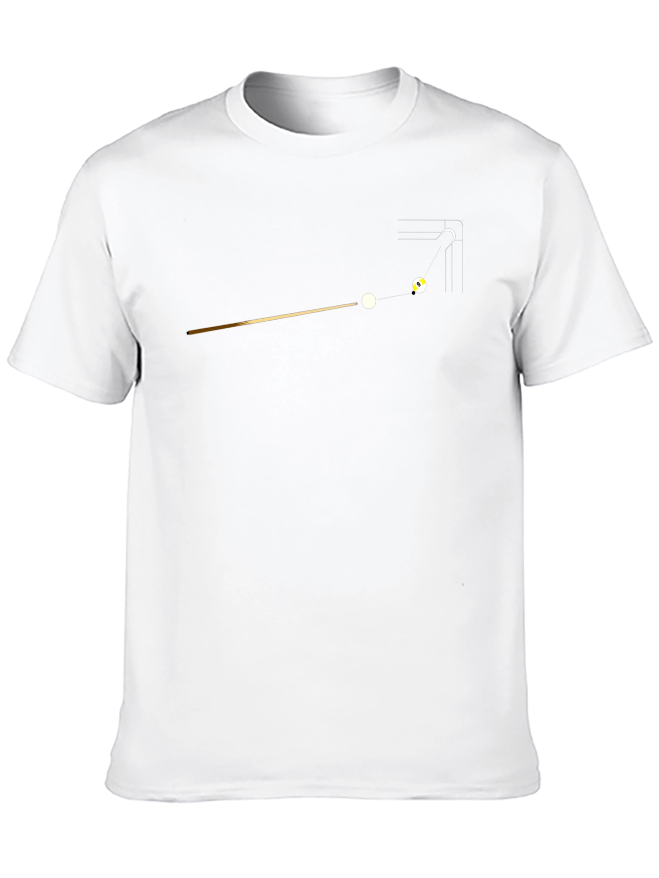 Billiard Ball Graphic Tee - Black