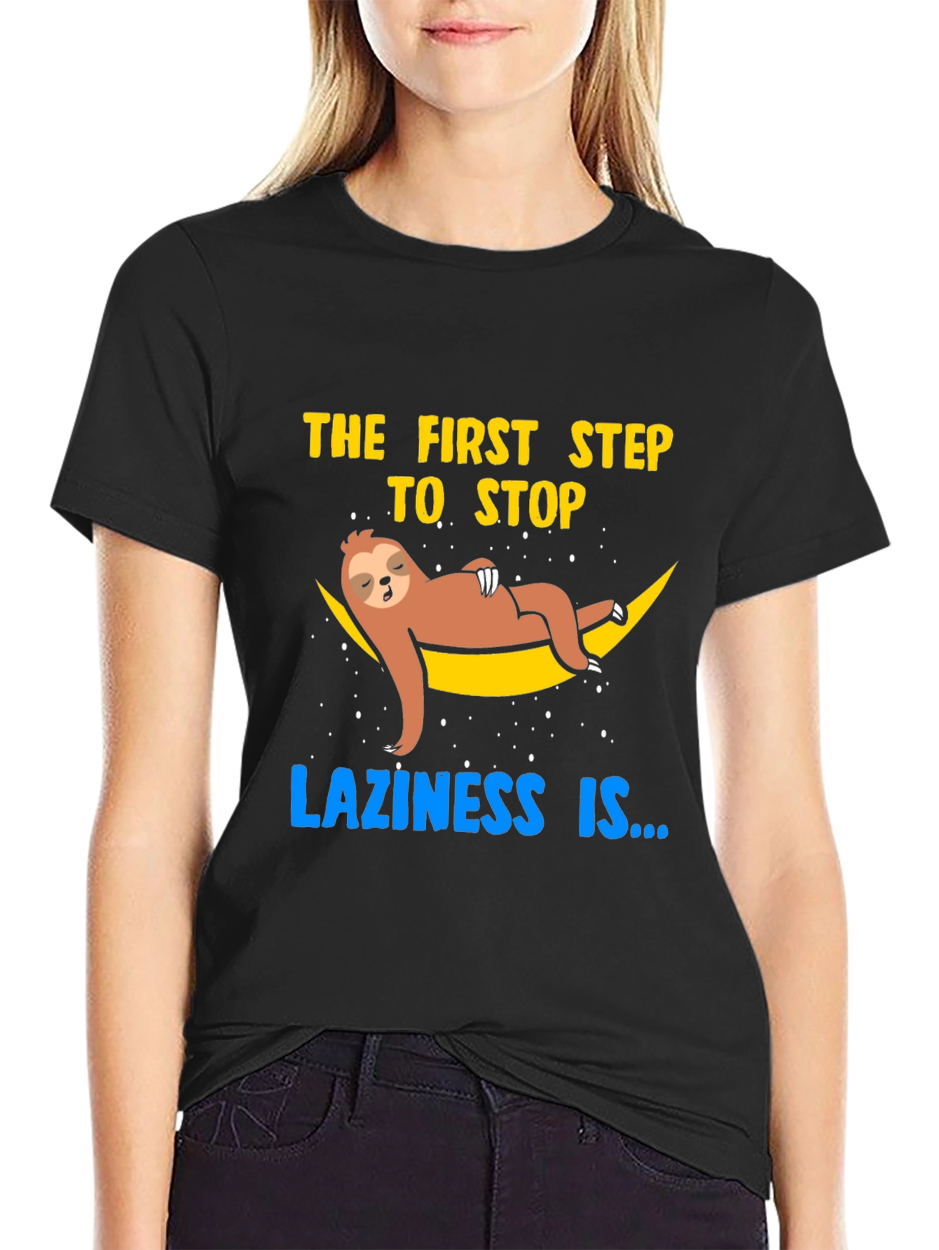 Lazy Sloth T-Shirt: Stop Laziness