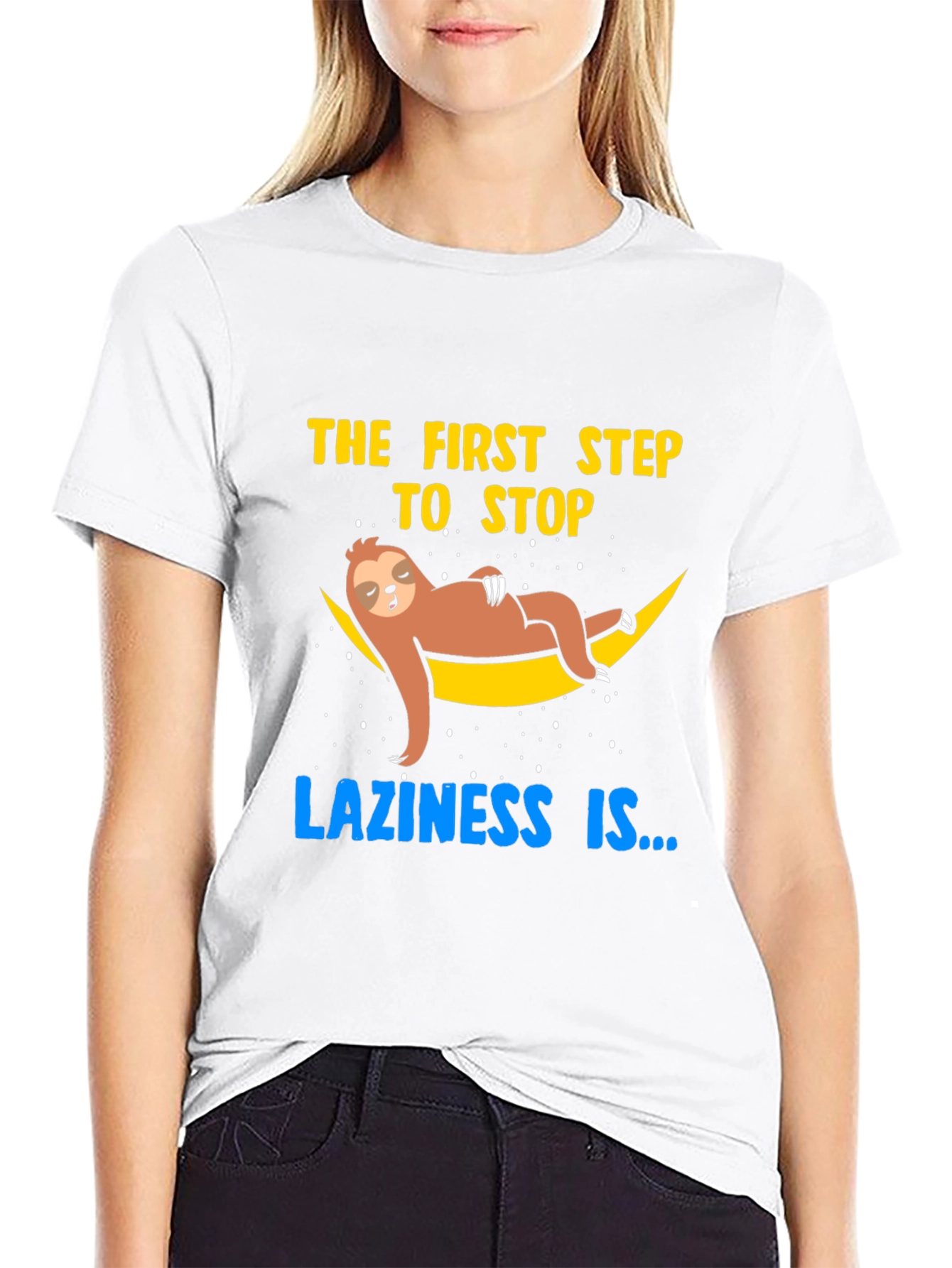 Lazy Sloth T-Shirt: Stop Laziness