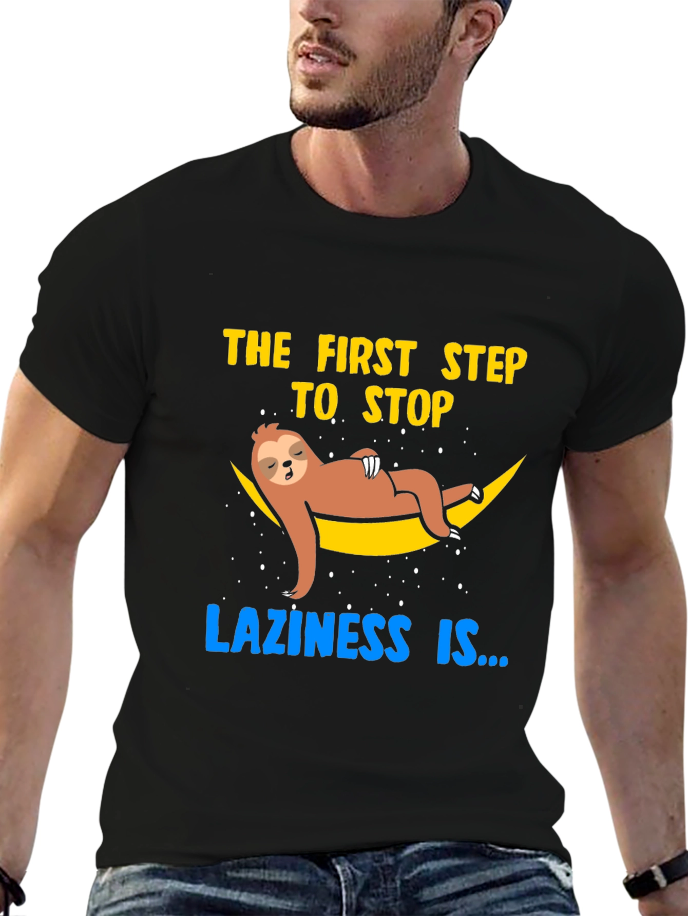 Lazy Sloth T-Shirt: Stop Laziness