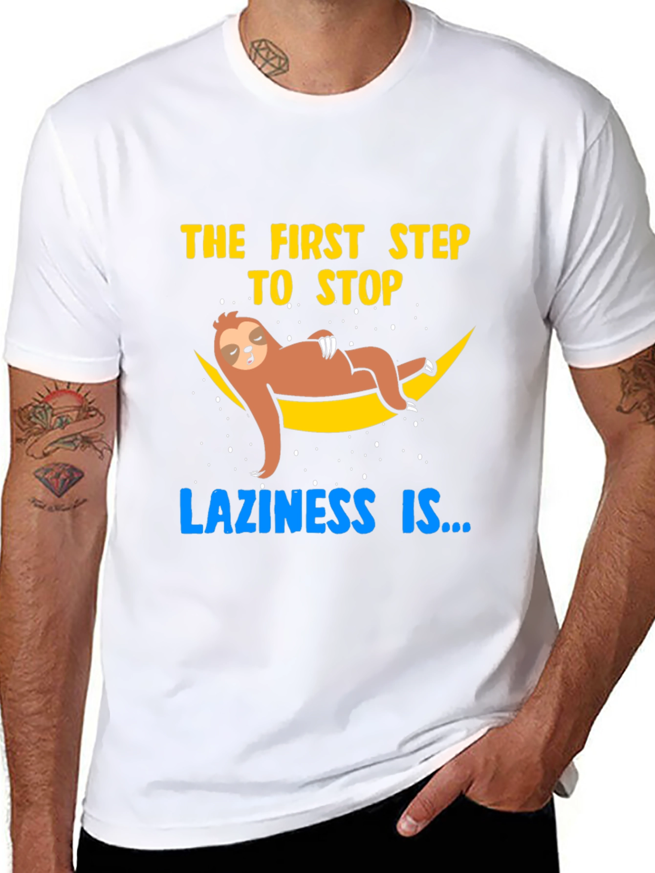 Lazy Sloth T-Shirt: Stop Laziness