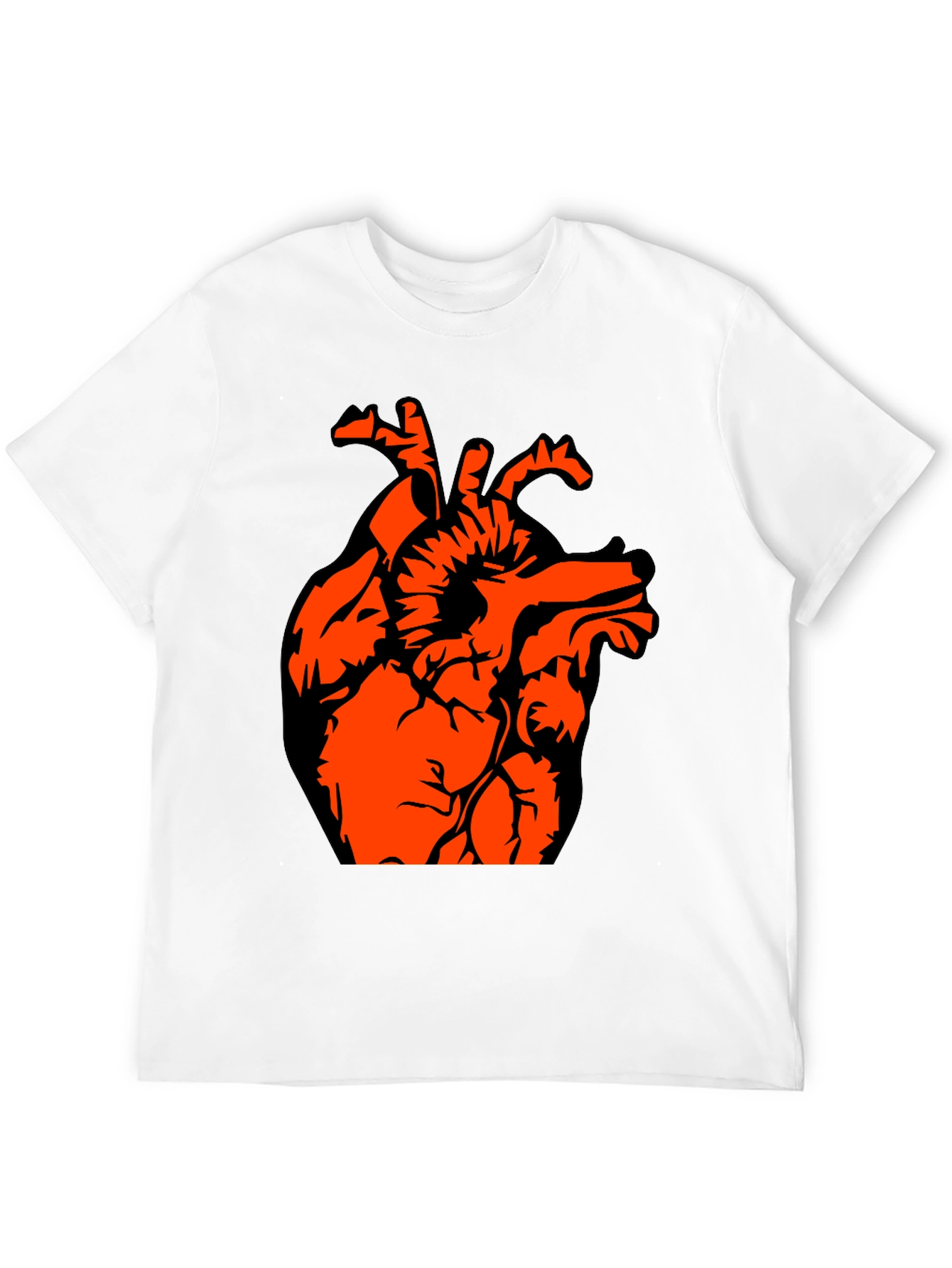 Anatomical Heart Graphic Tee - Black