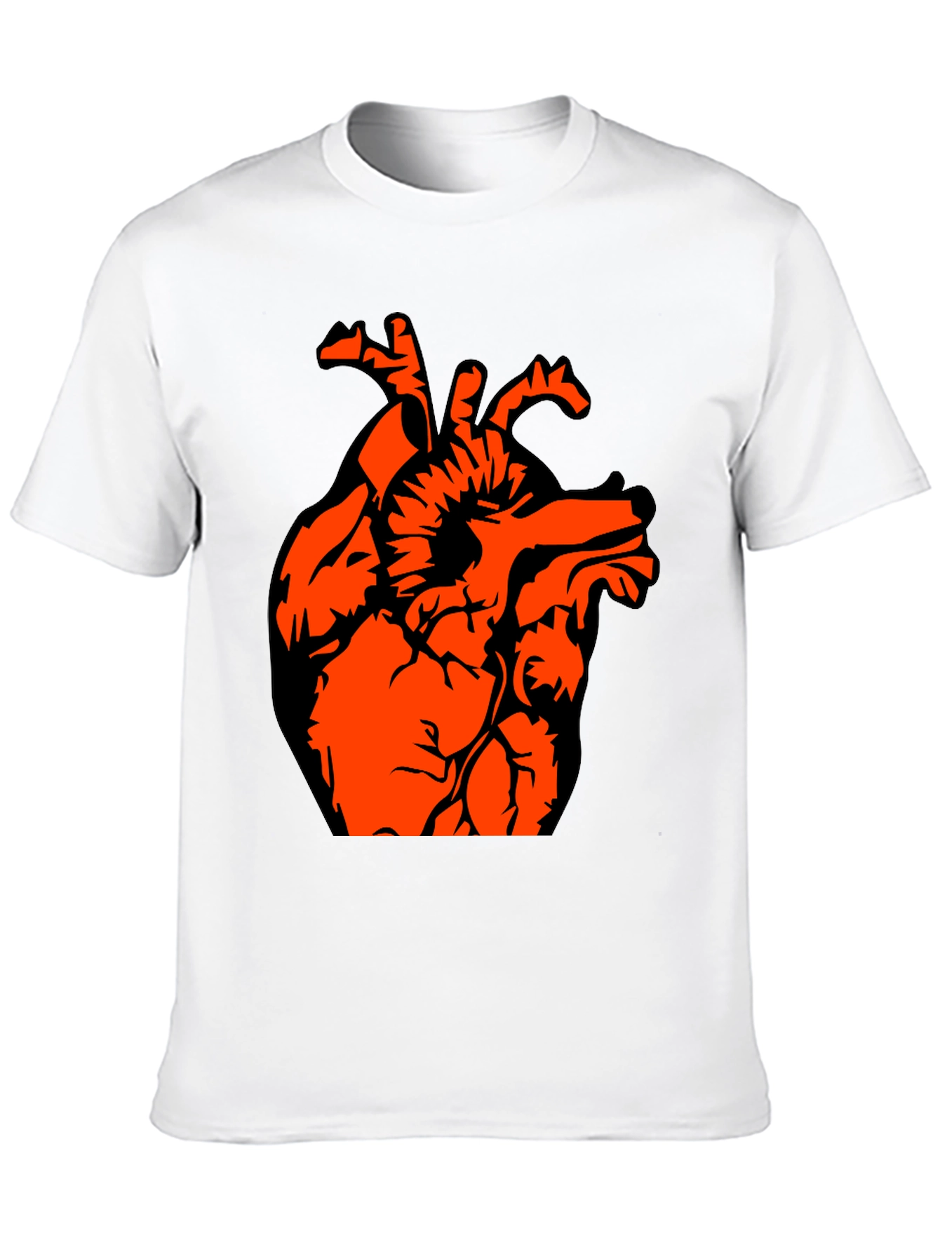 Anatomical Heart Graphic Tee - Black