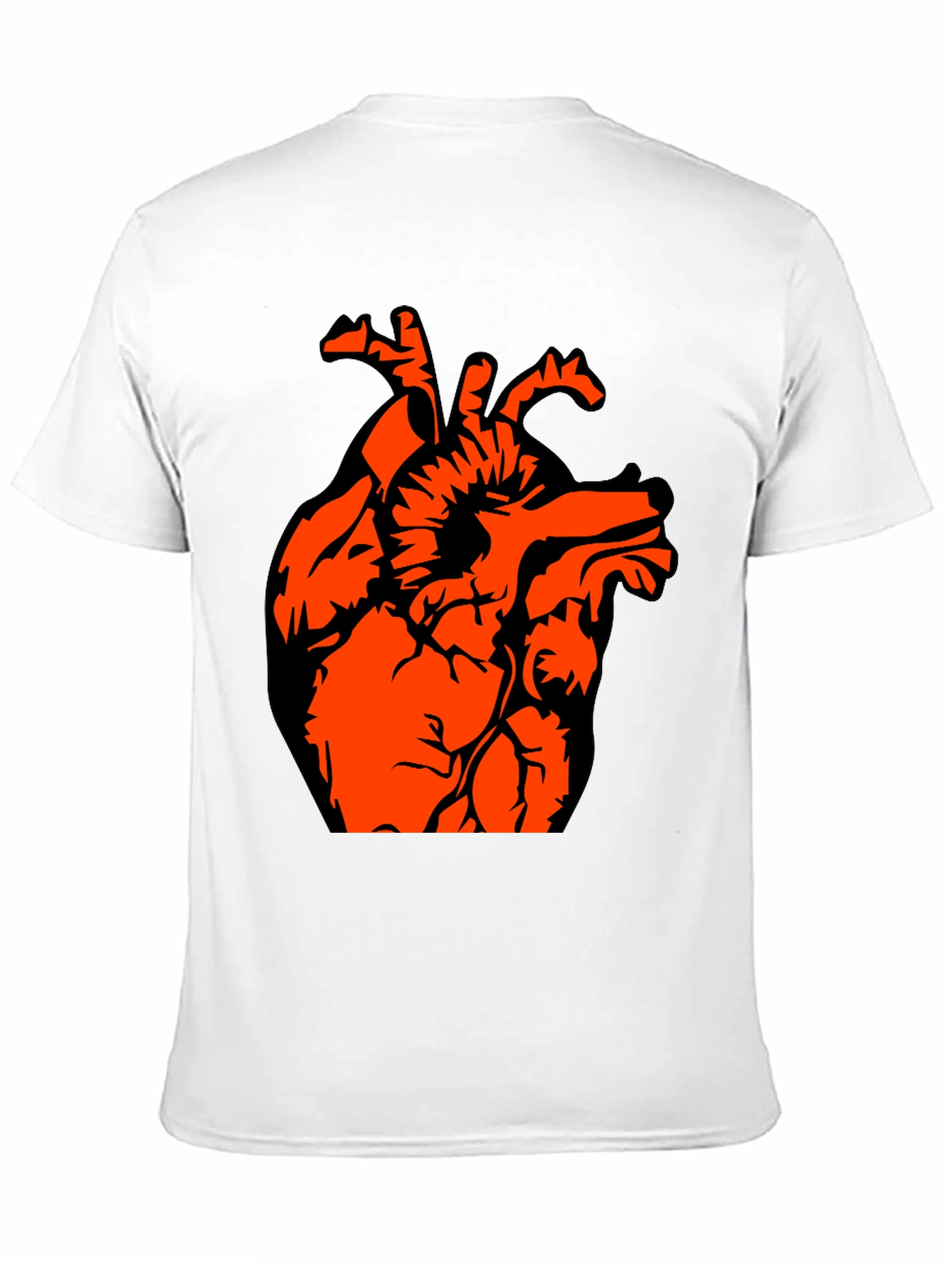 Anatomical Heart Graphic Tee - Black