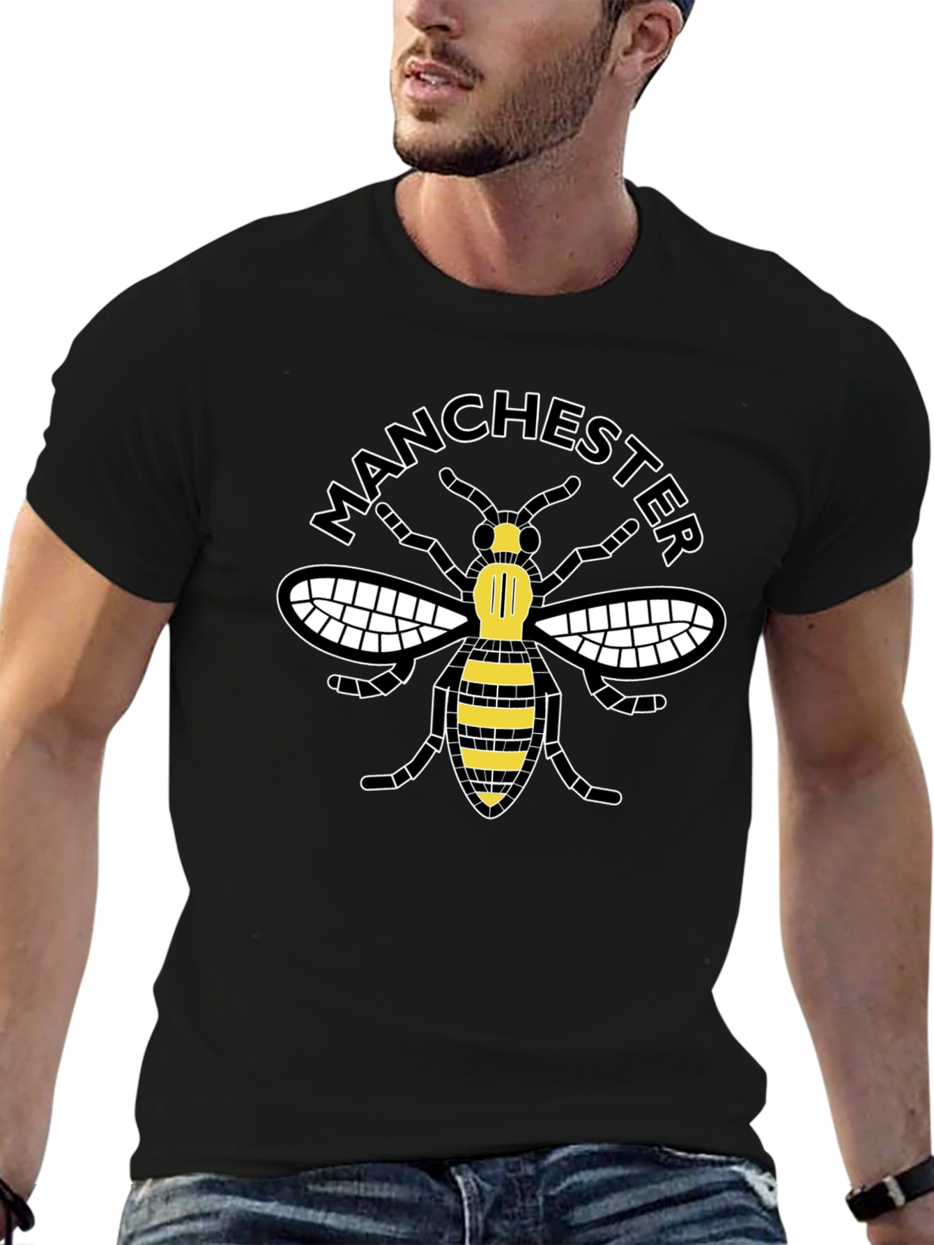 Manchester Bee Graphic T-Shirt