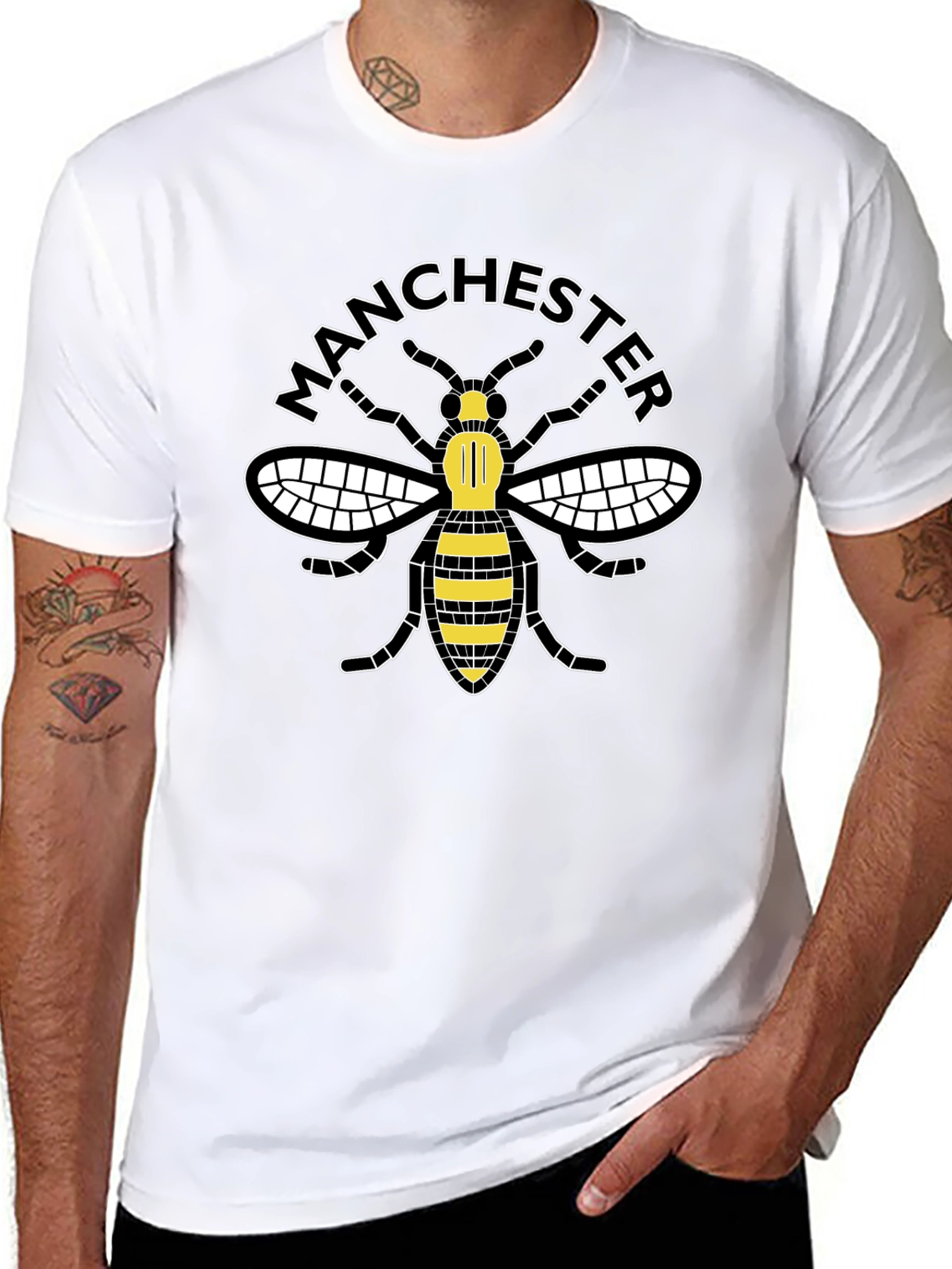 Manchester Bee Graphic T-Shirt