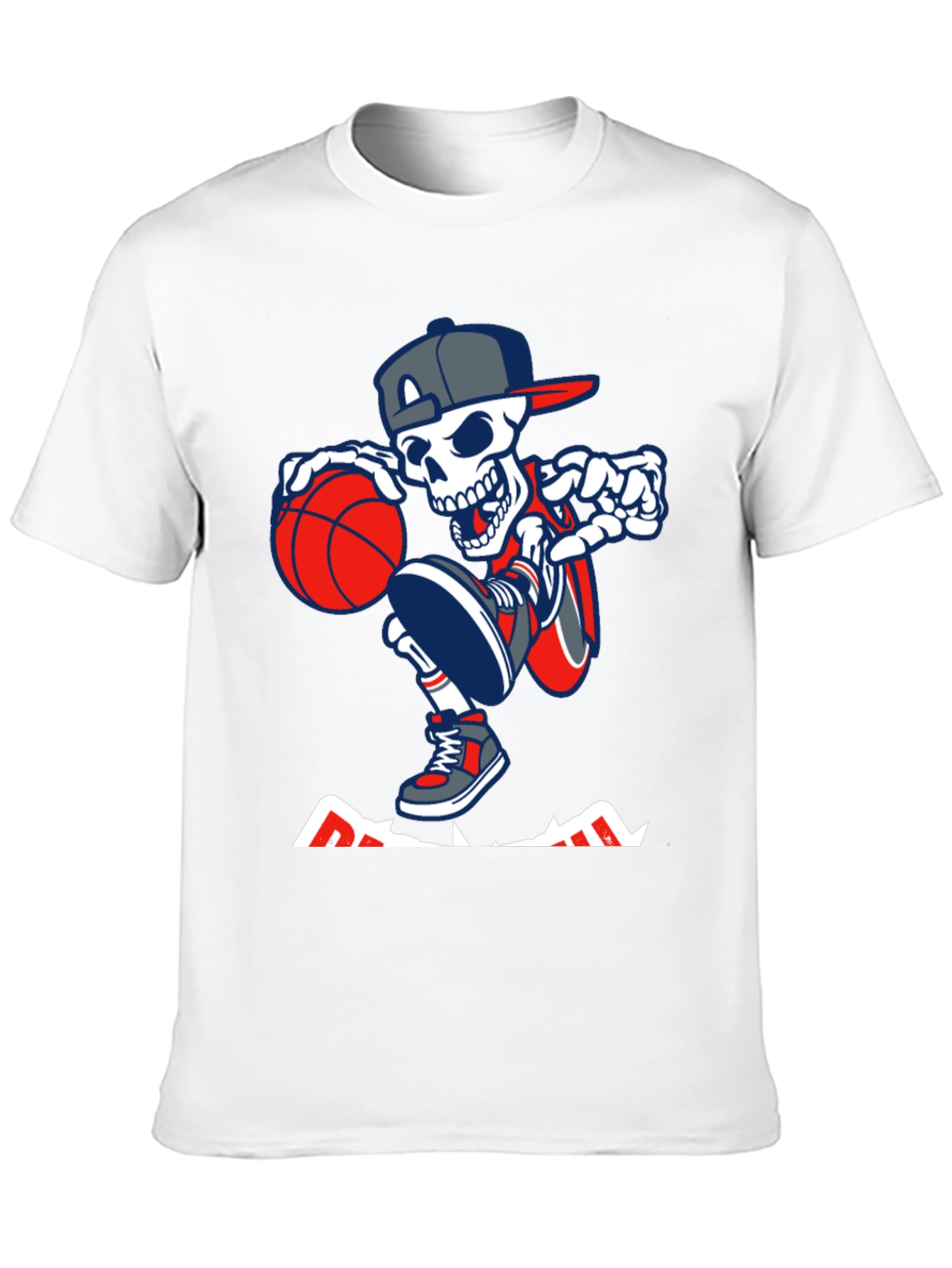 Basketball Skeleton Graphic Tee