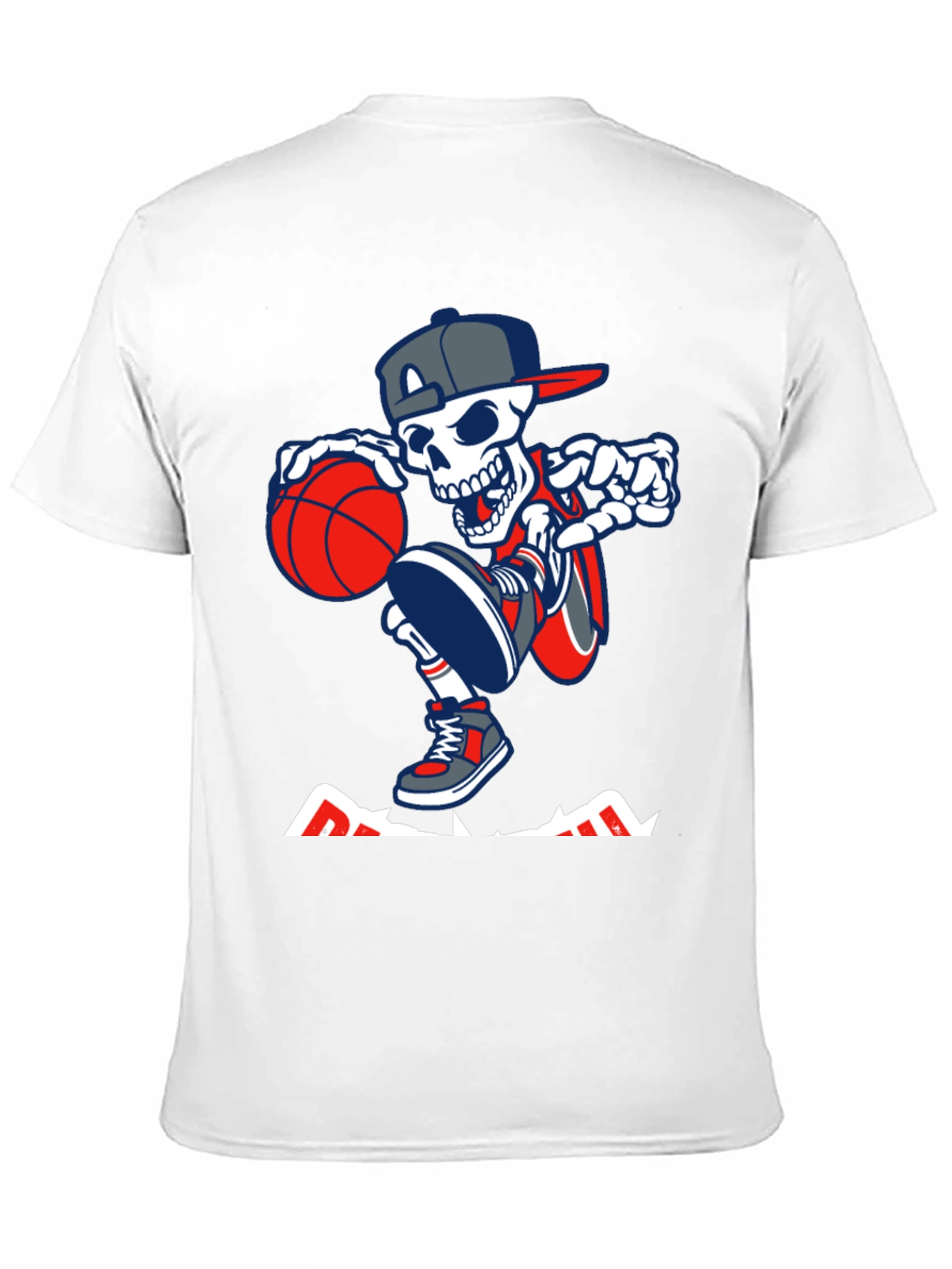Basketball Skeleton Graphic Tee