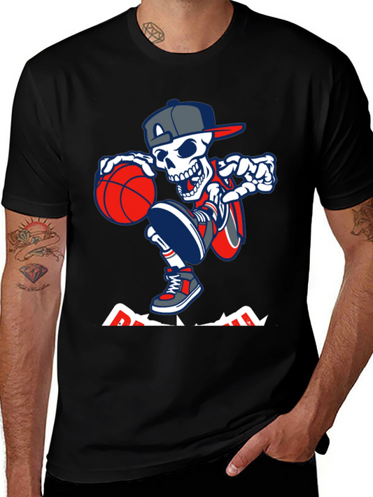 Basketball Skeleton Graphic Tee