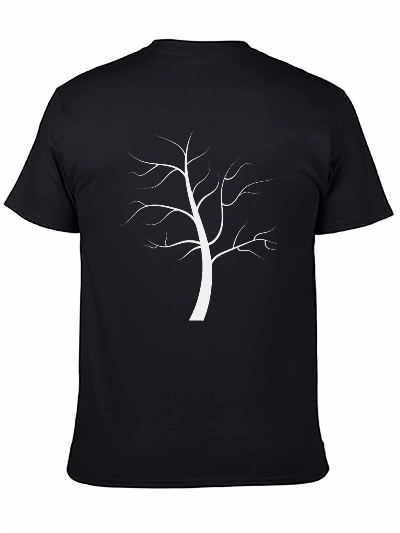 Tree Graphic Black T-Shirt