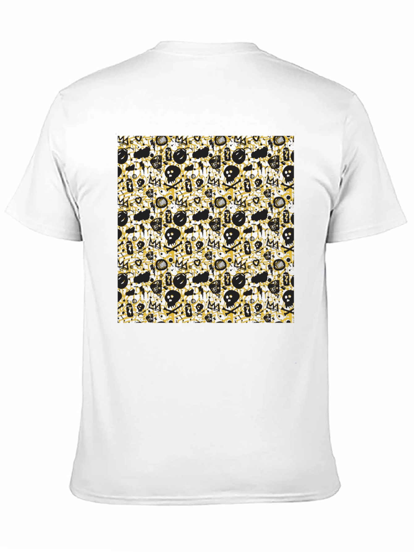 Abstract Pattern Tee - Black
