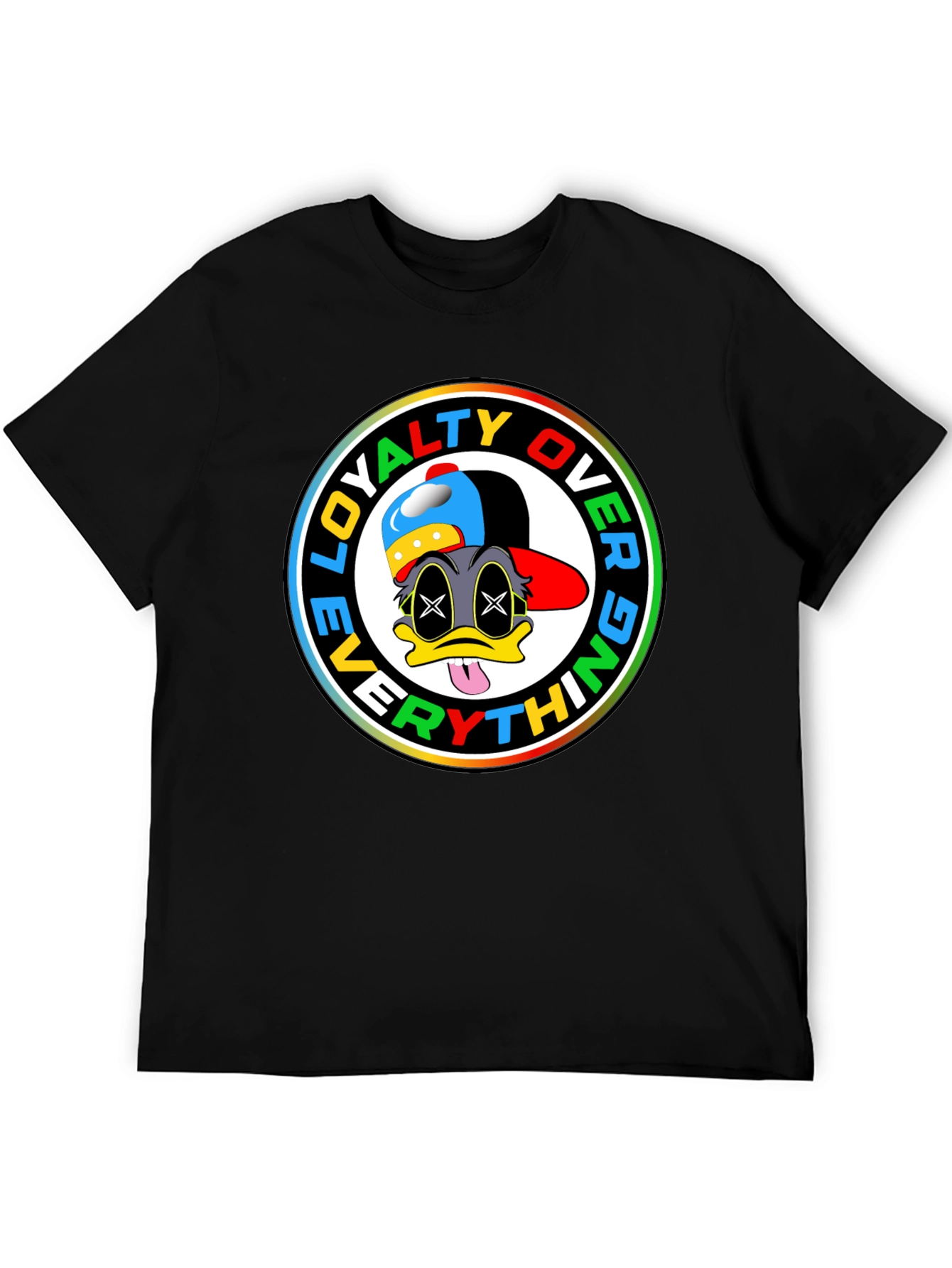 Loyalty Over Everything Graphic T-Shirt - Black