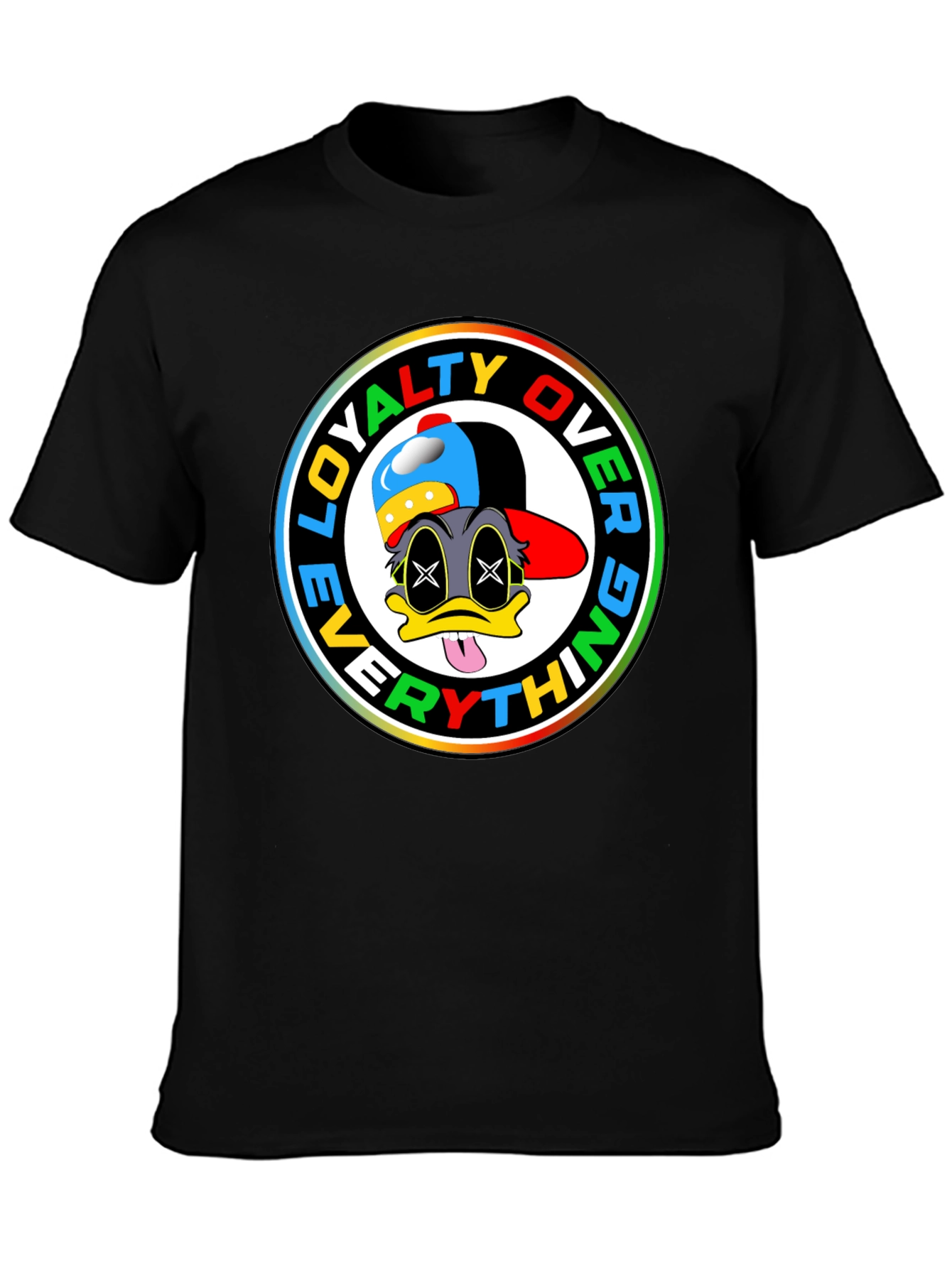 Loyalty Over Everything Graphic T-Shirt - Black