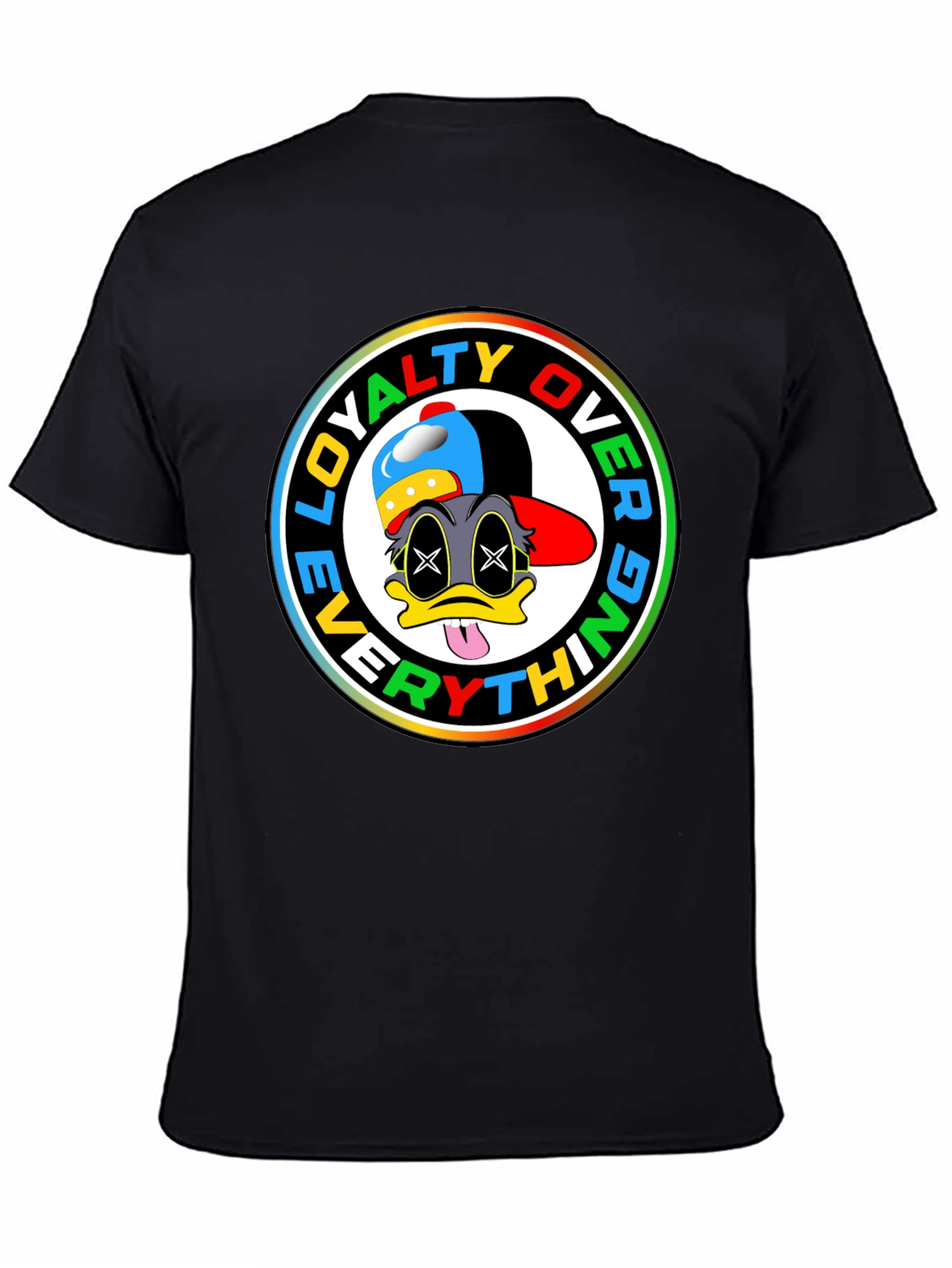 Loyalty Over Everything Graphic T-Shirt - Black