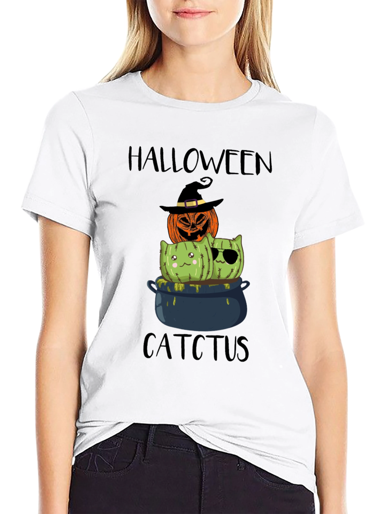 Halloween Catctus T-Shirt