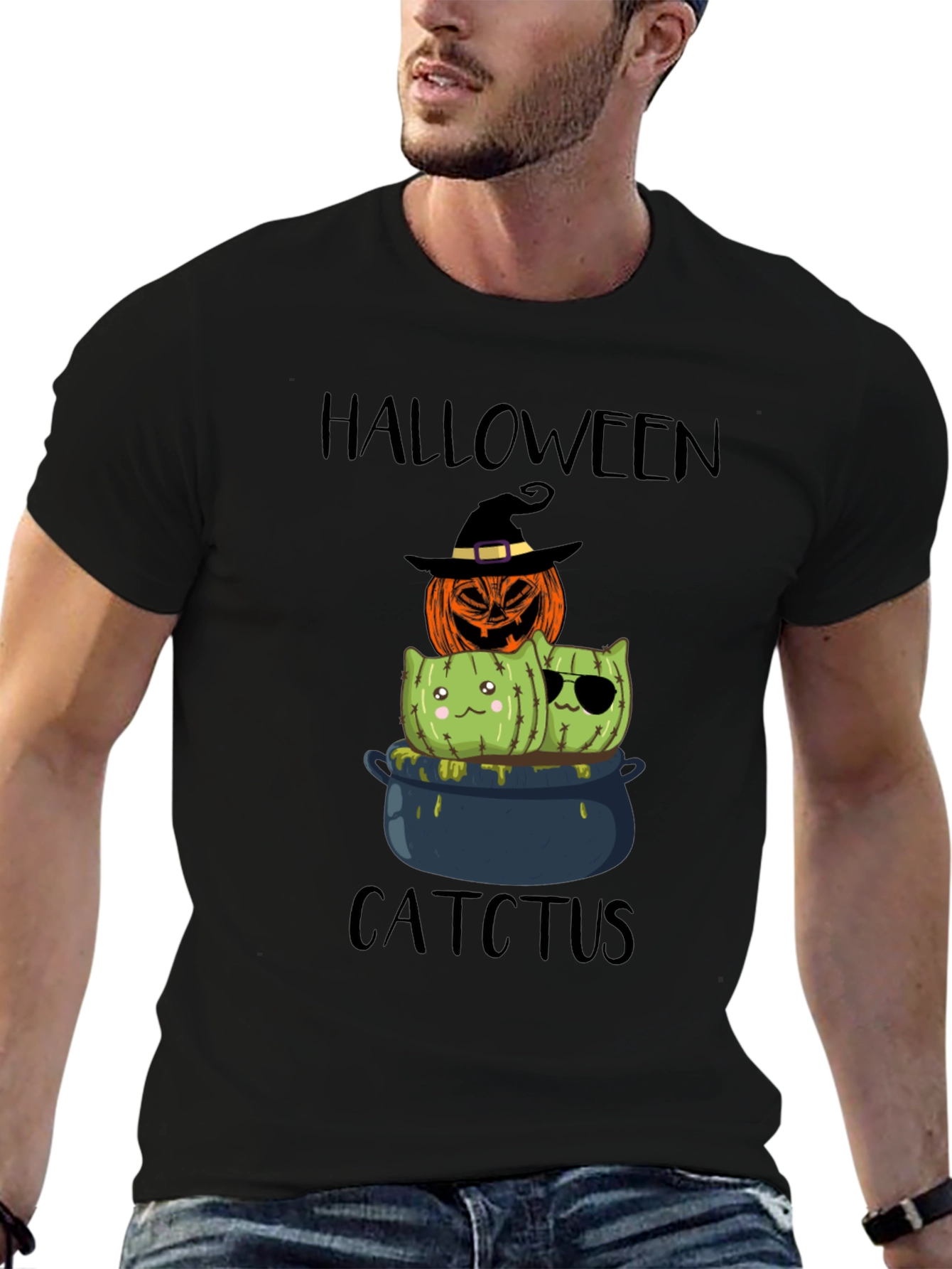 Halloween Catctus T-Shirt