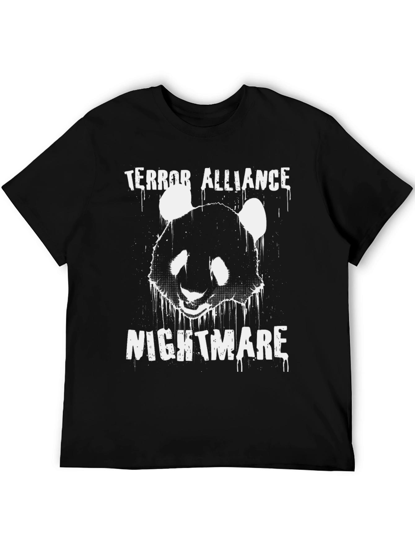 Terror Alliance Nightmare Panda Graphic T-Shirt