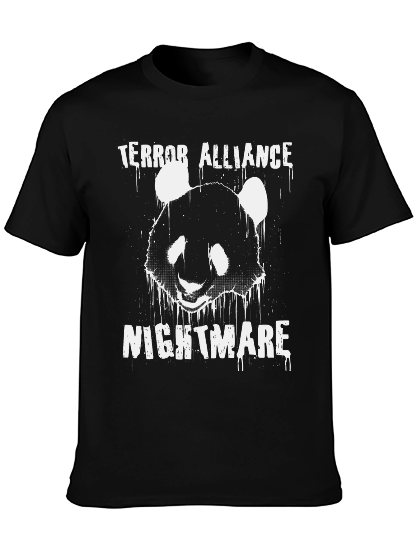 Terror Alliance Nightmare Panda Graphic T-Shirt
