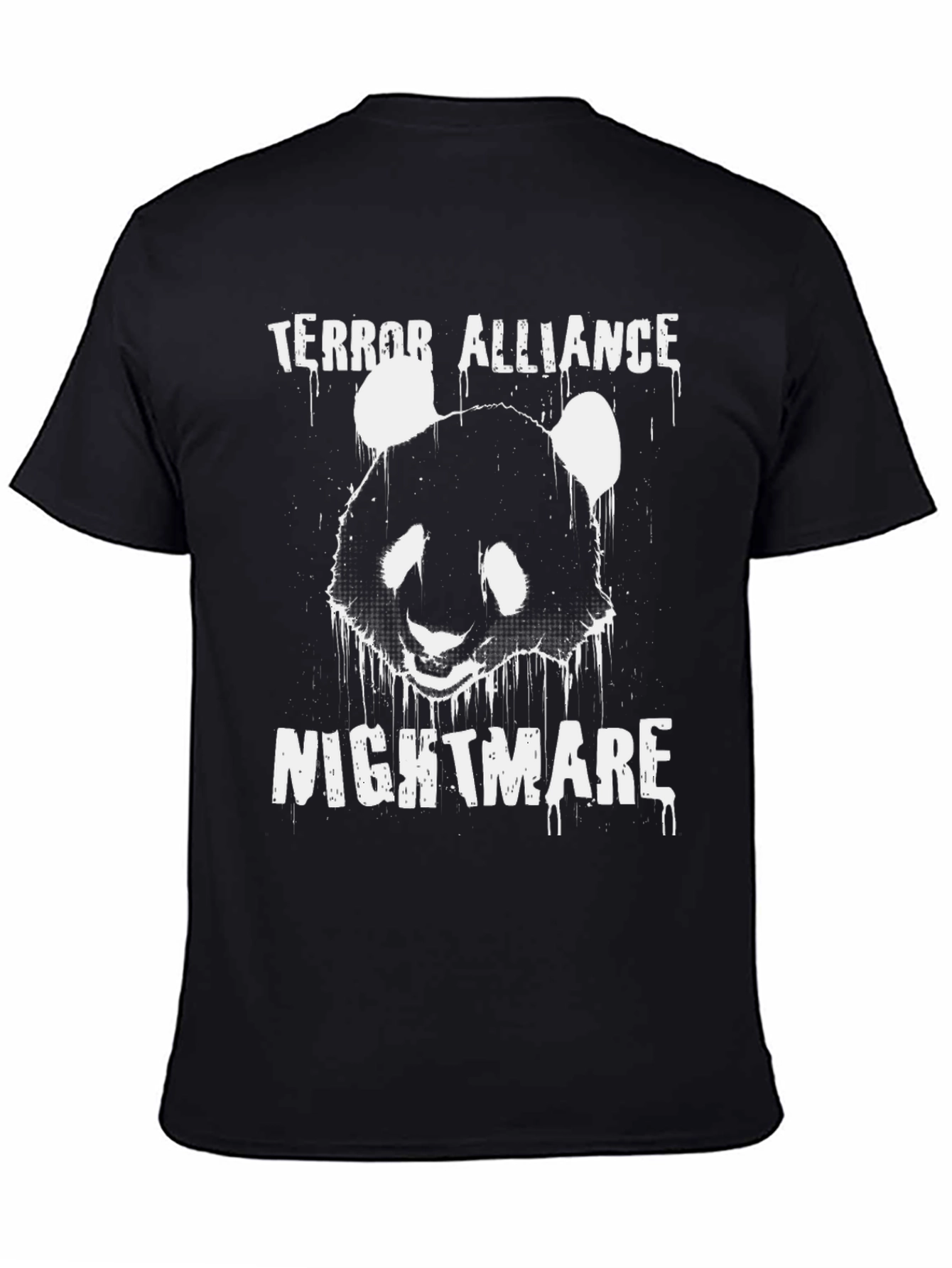 Terror Alliance Nightmare Panda Graphic T-Shirt