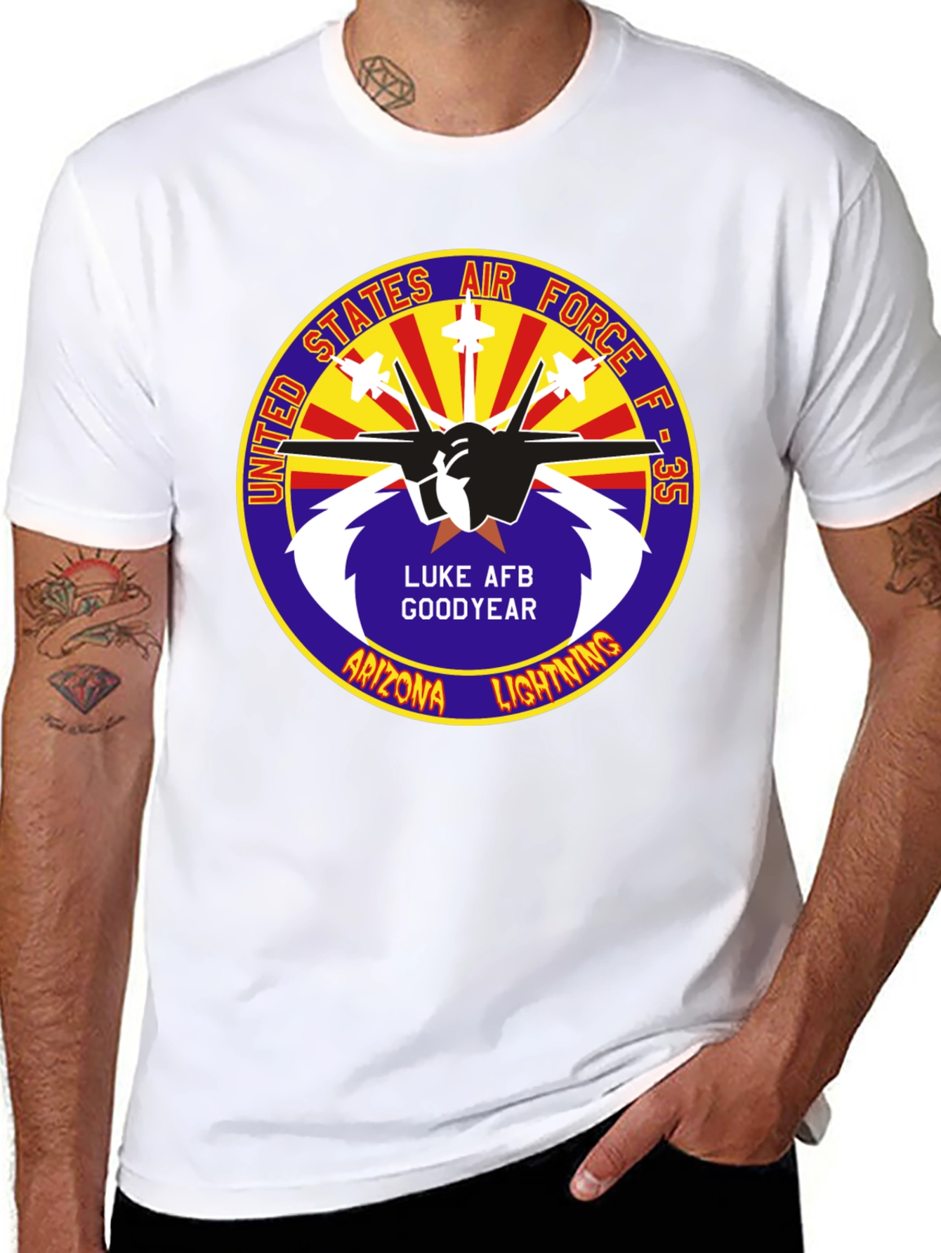F-35 Lightning II Luke AFB Goodyear T-Shirt