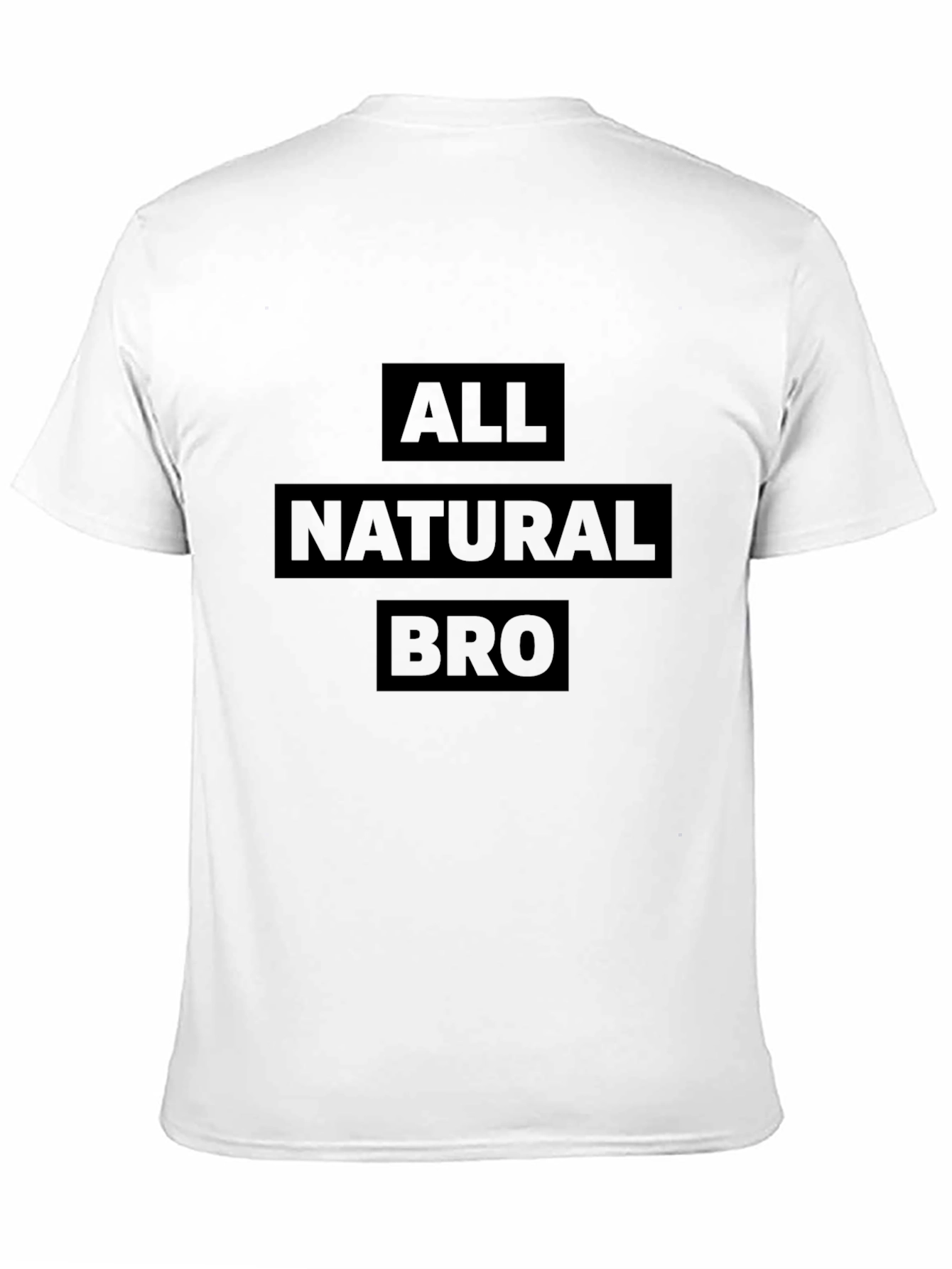 All Natural Bro Graphic Tee - Casual Style