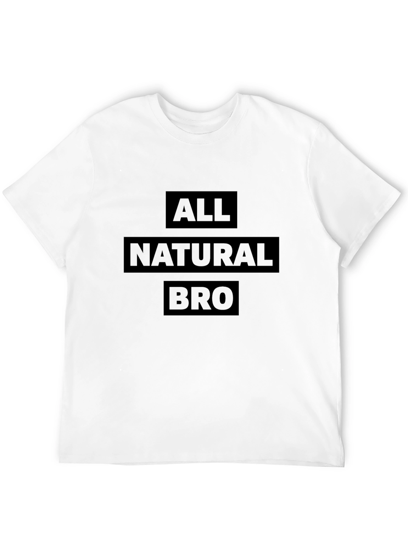 All Natural Bro Graphic Tee - Casual Style