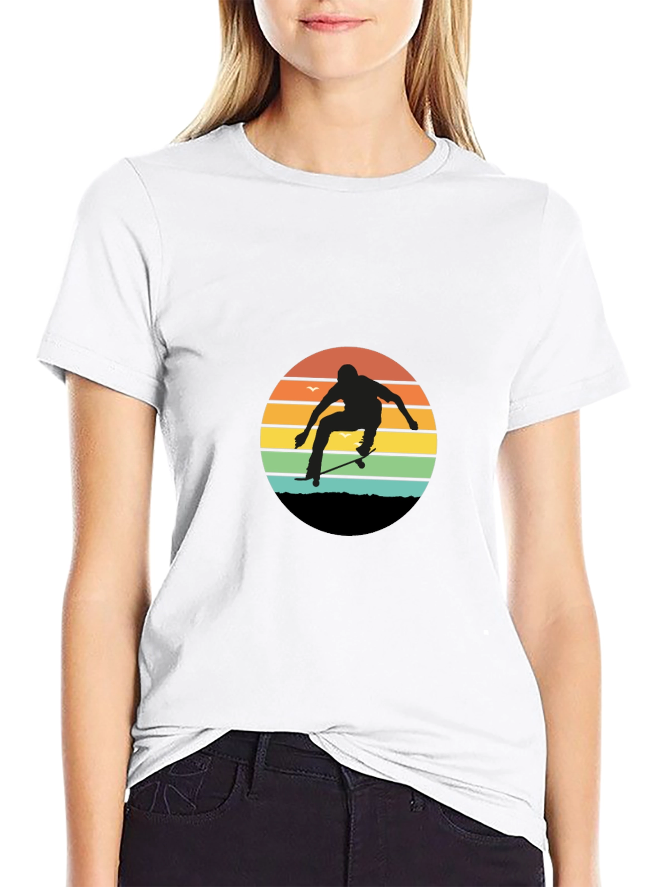 Retro Skater Sunset Tee