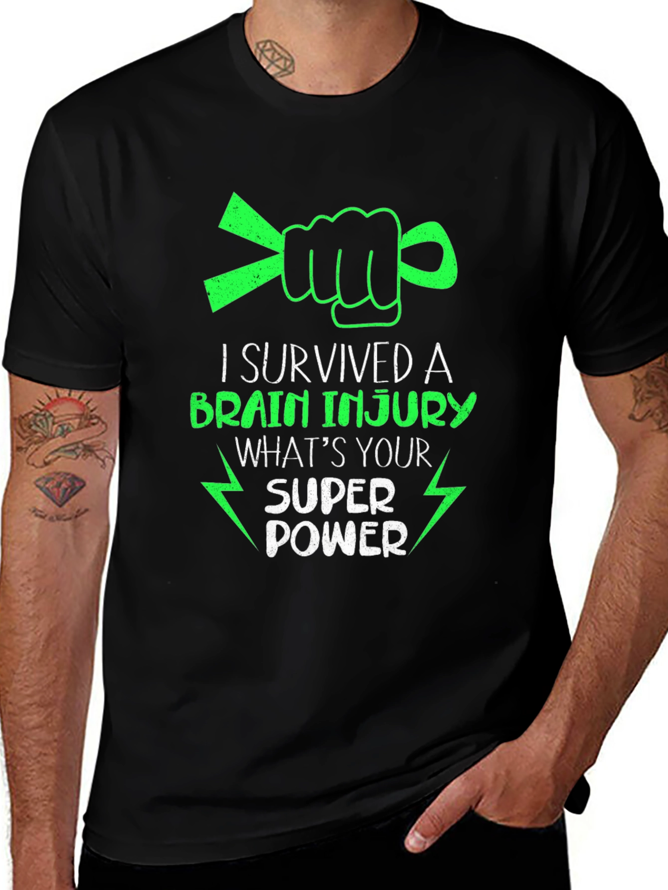 Brain Injury Survivor T-Shirt - Super Power Tee