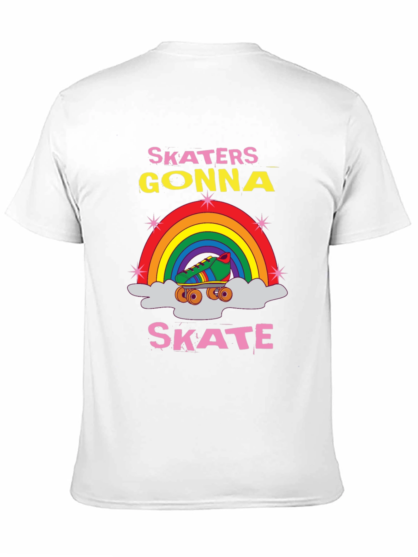 Skaters Gonna Skate Rainbow T-Shirt