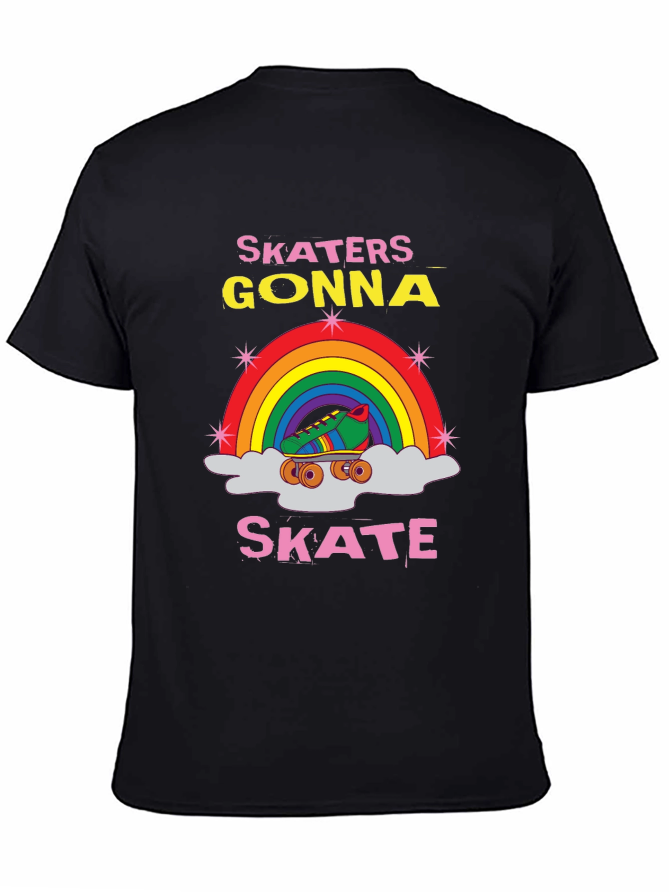 Skaters Gonna Skate Rainbow T-Shirt