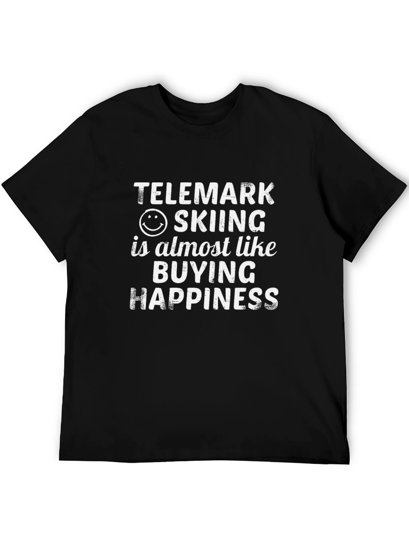 Telemark Skiing Happiness Tee