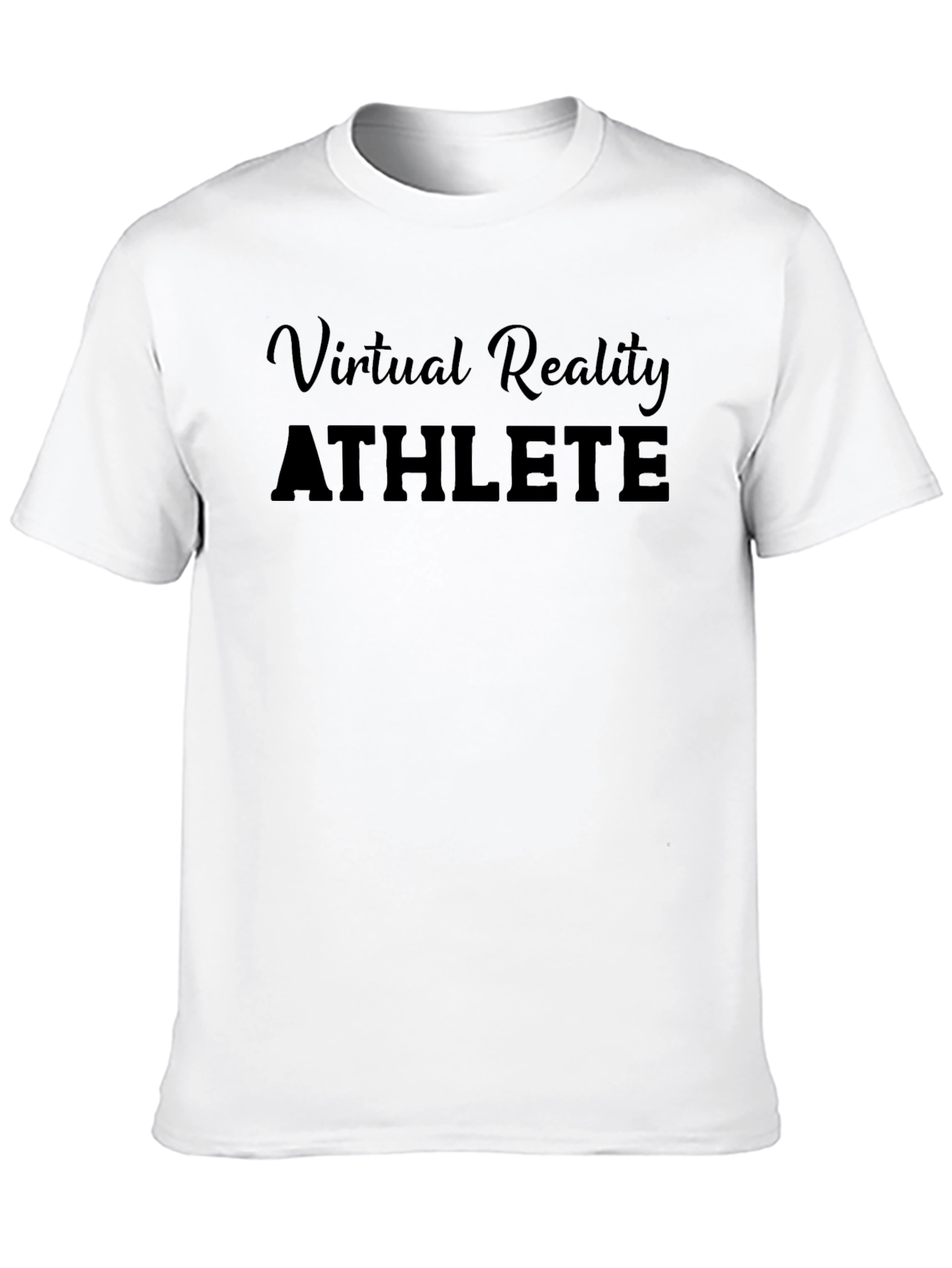 Virtual Reality Athlete Black Graphic Tee