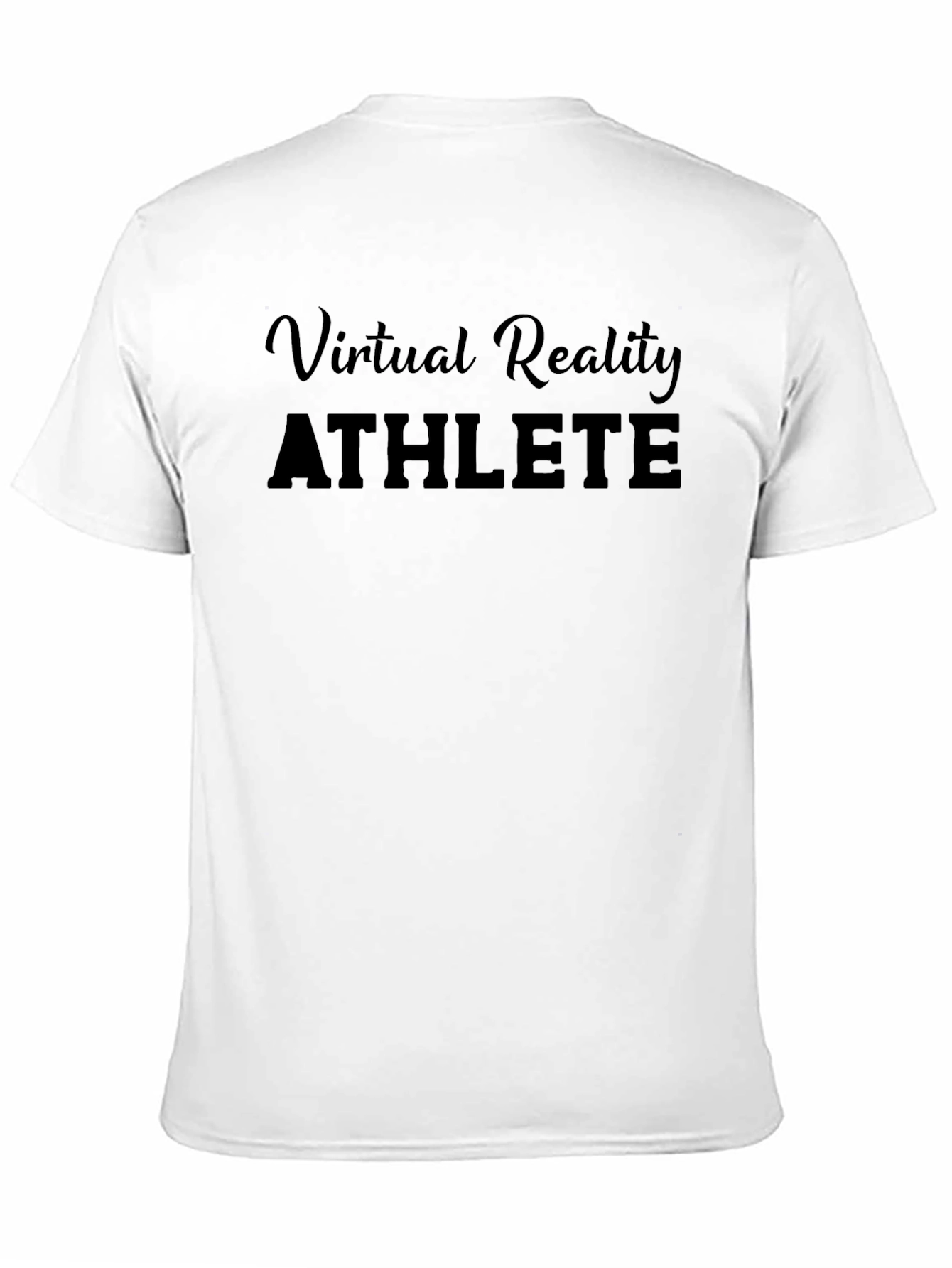 Virtual Reality Athlete Black Graphic Tee