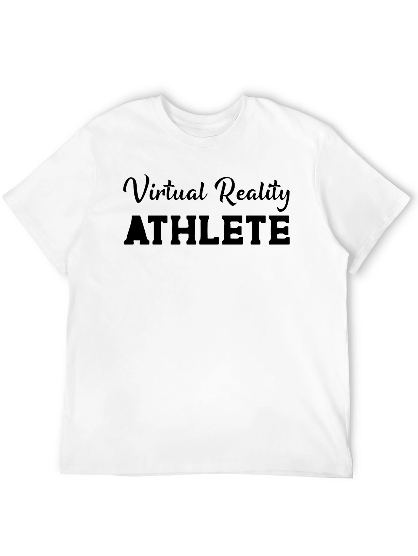 Virtual Reality Athlete Black Graphic Tee