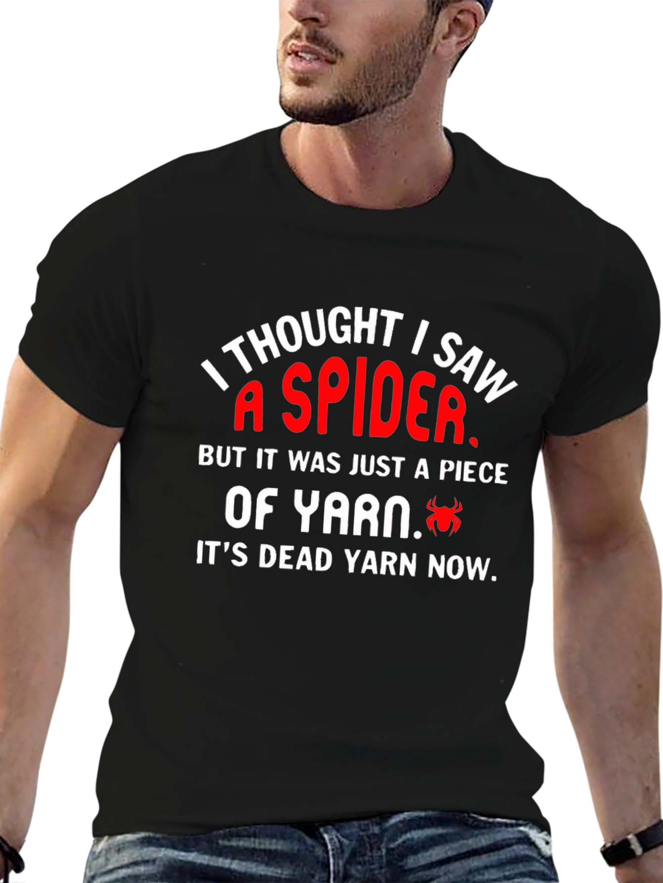 Funny Spider Yarn T-Shirt