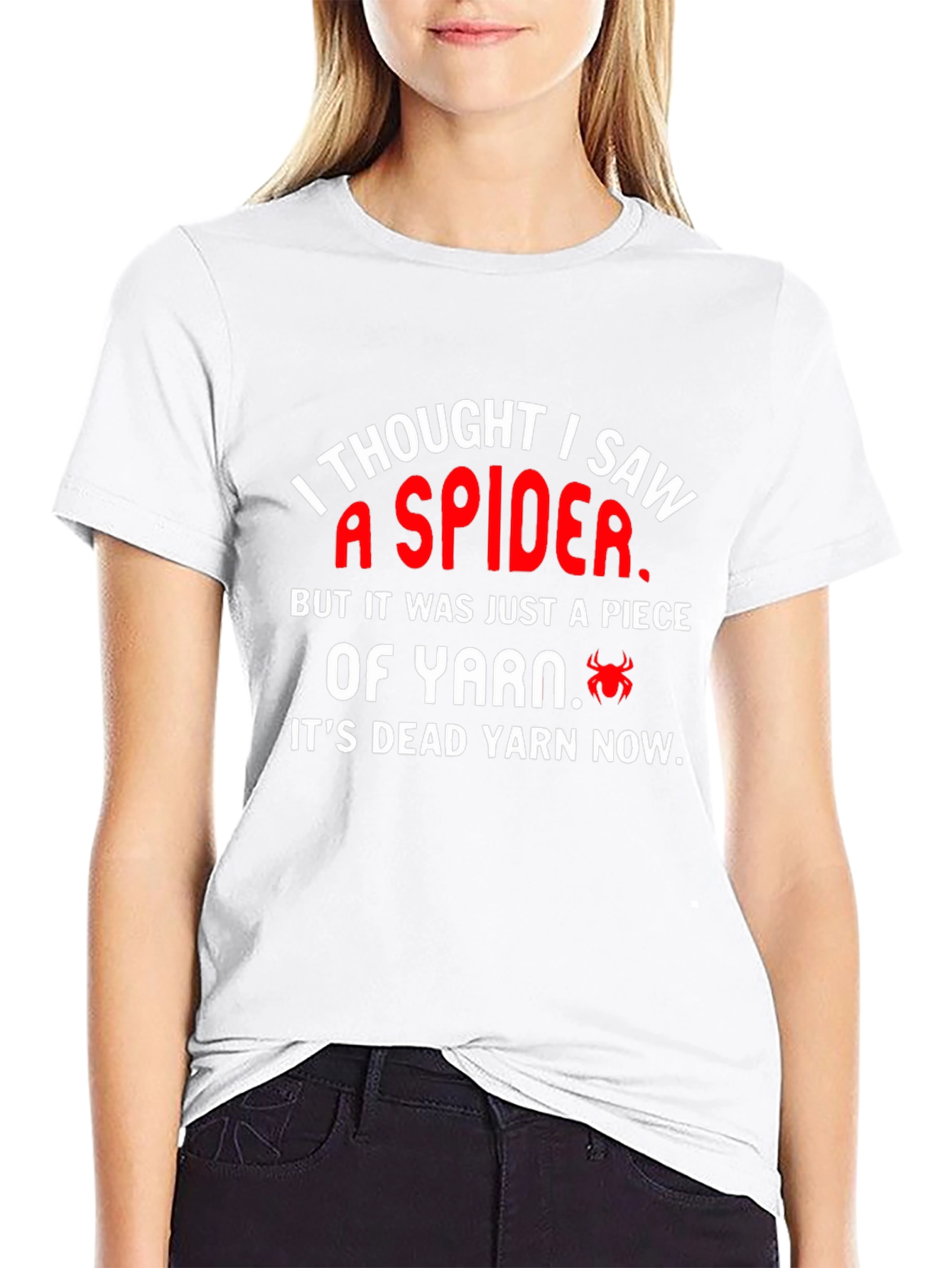 Funny Spider Yarn T-Shirt