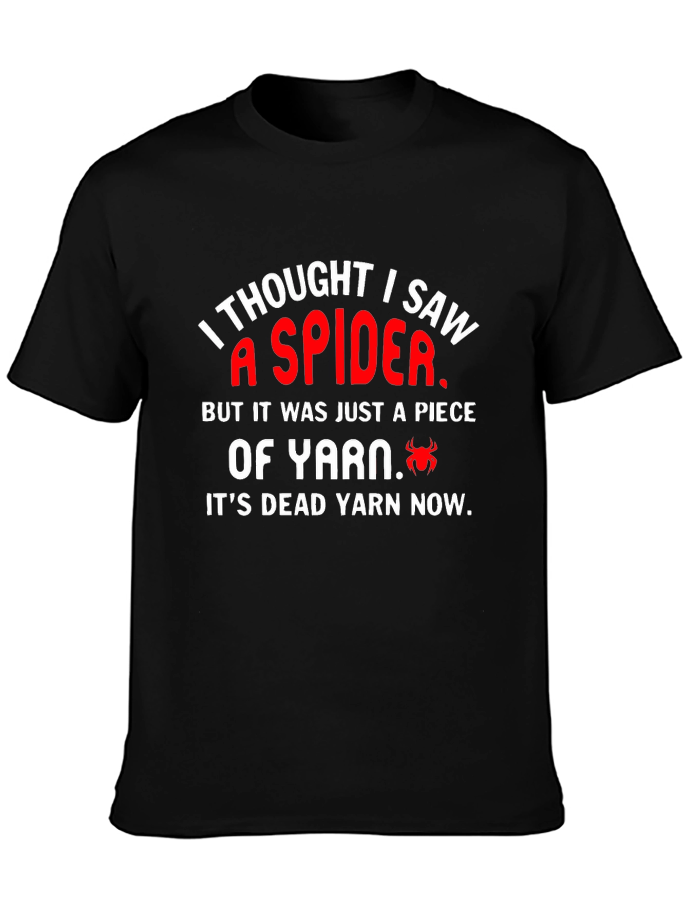 Funny Spider Yarn T-Shirt