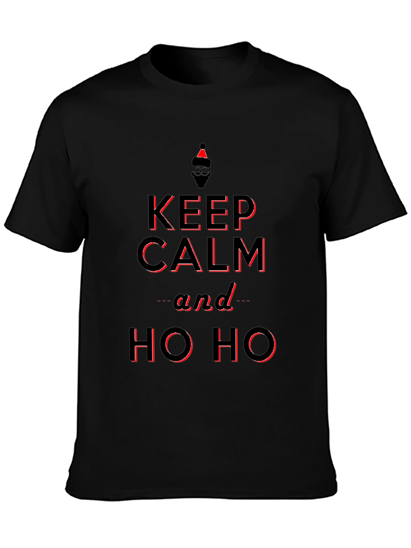 Keep Calm and Ho Ho Ho Christmas T-Shirt