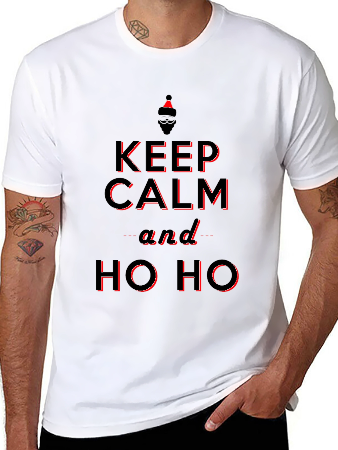 Keep Calm and Ho Ho Ho Christmas T-Shirt