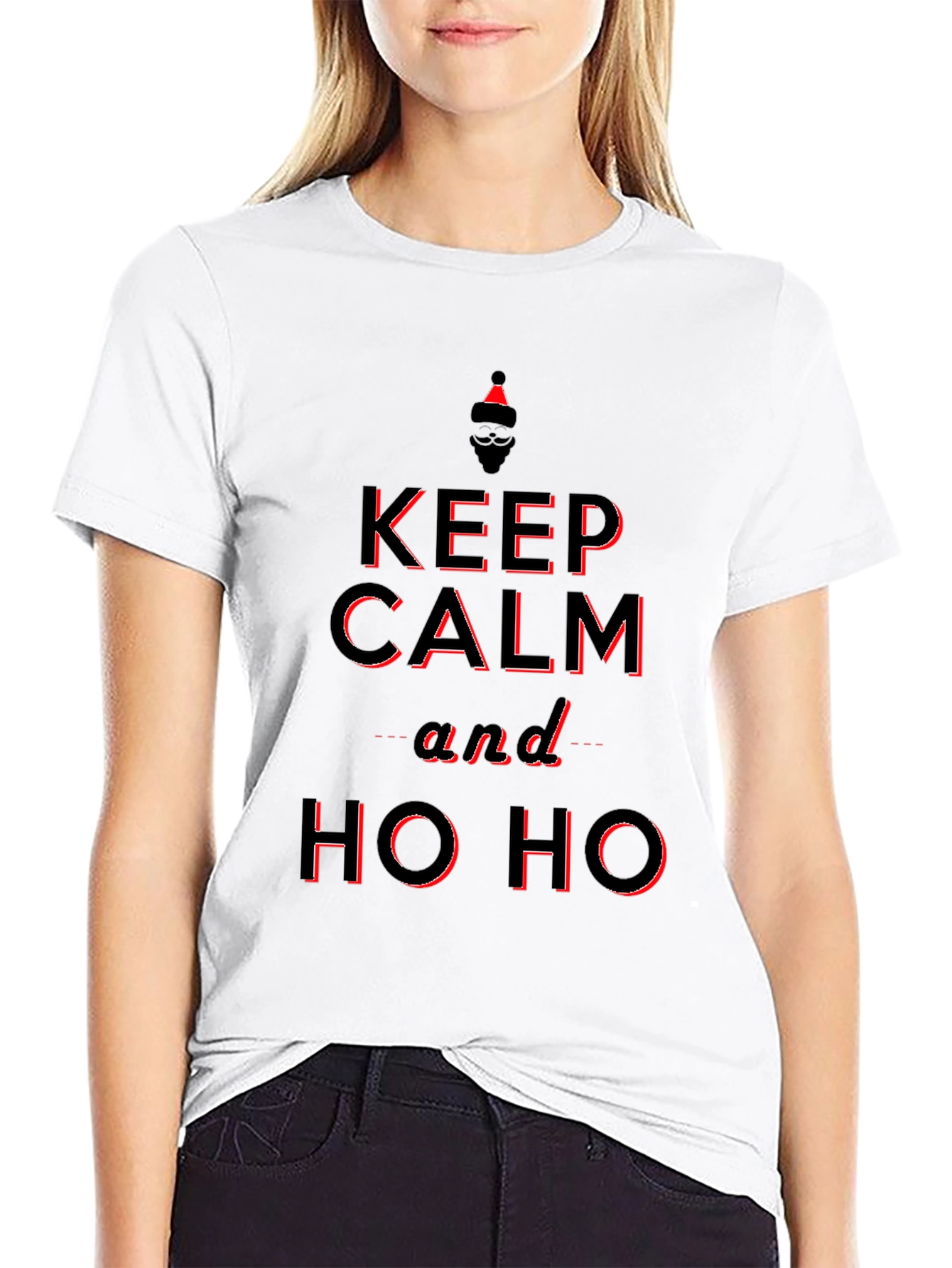 Keep Calm and Ho Ho Ho Christmas T-Shirt