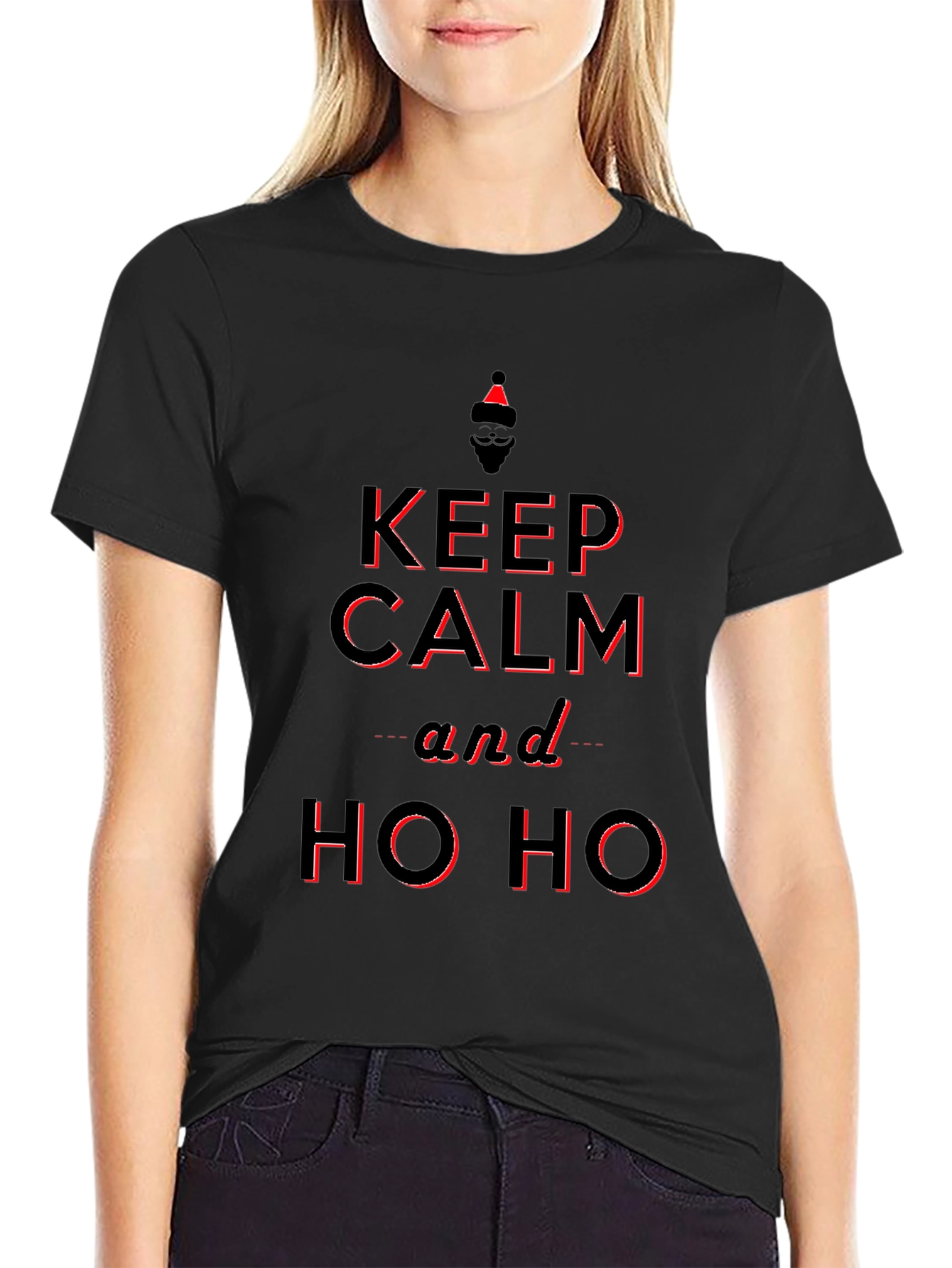 Keep Calm and Ho Ho Ho Christmas T-Shirt