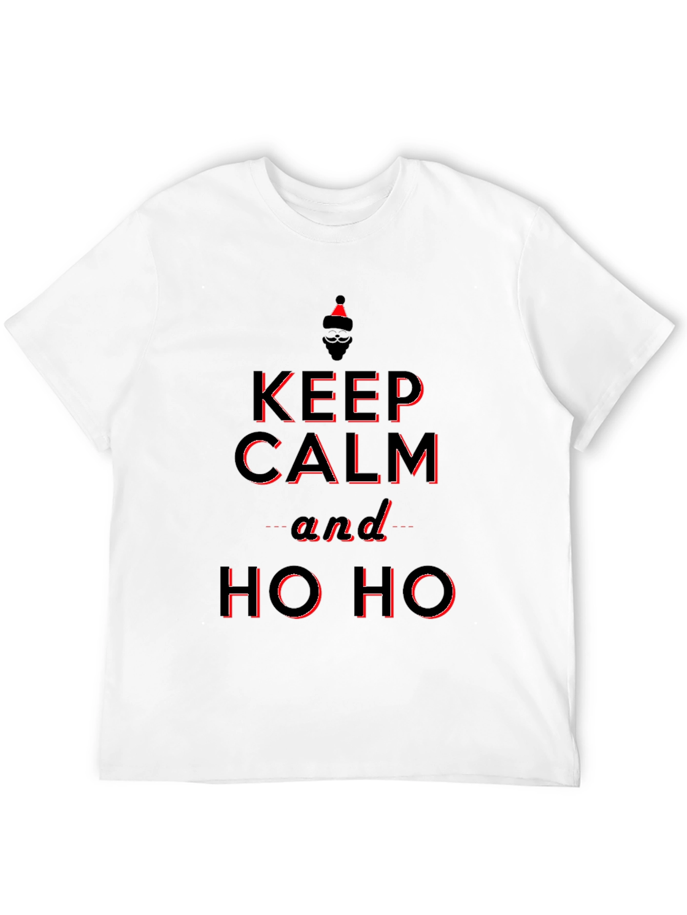 Keep Calm and Ho Ho Ho Christmas T-Shirt