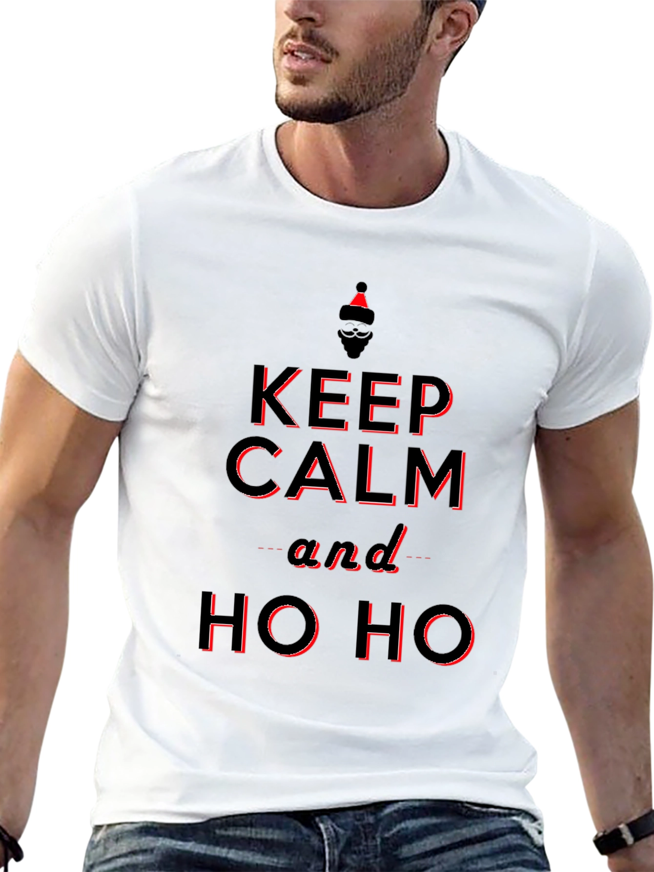 Keep Calm and Ho Ho Ho Christmas T-Shirt